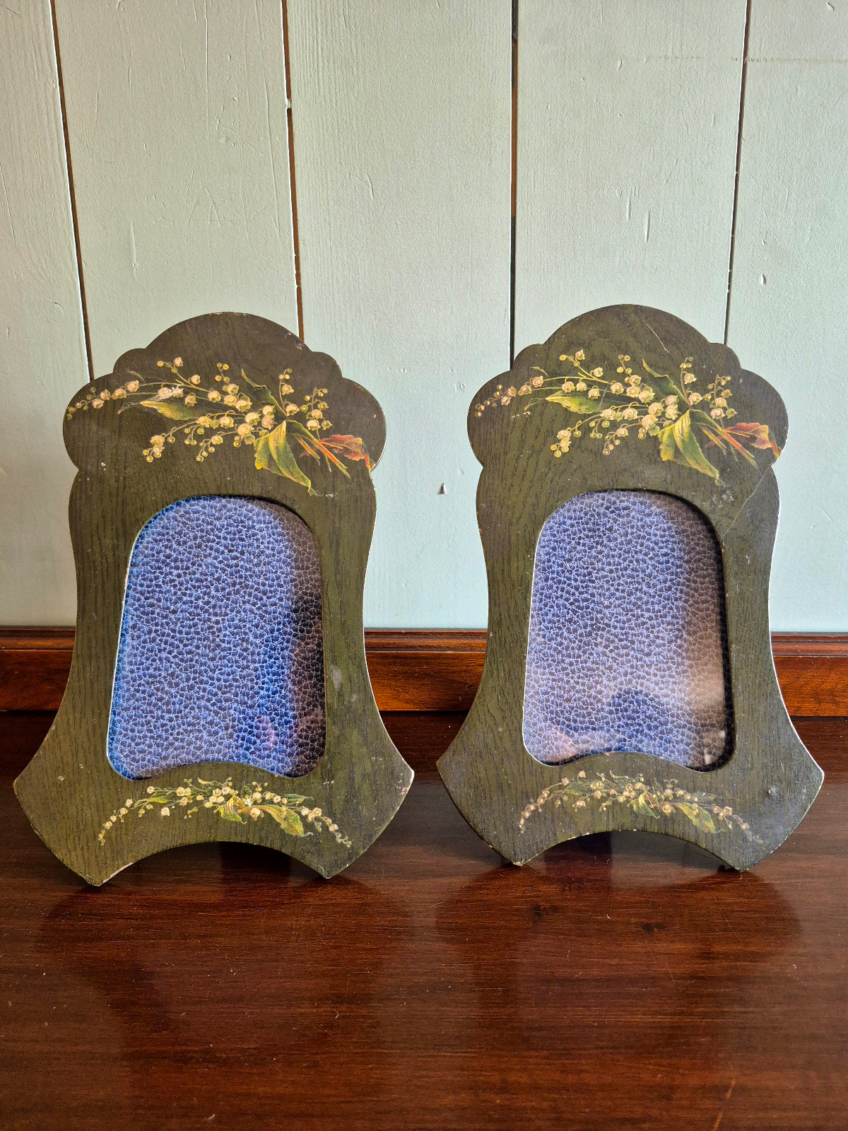 Antique Pair of Paper Mache Frames