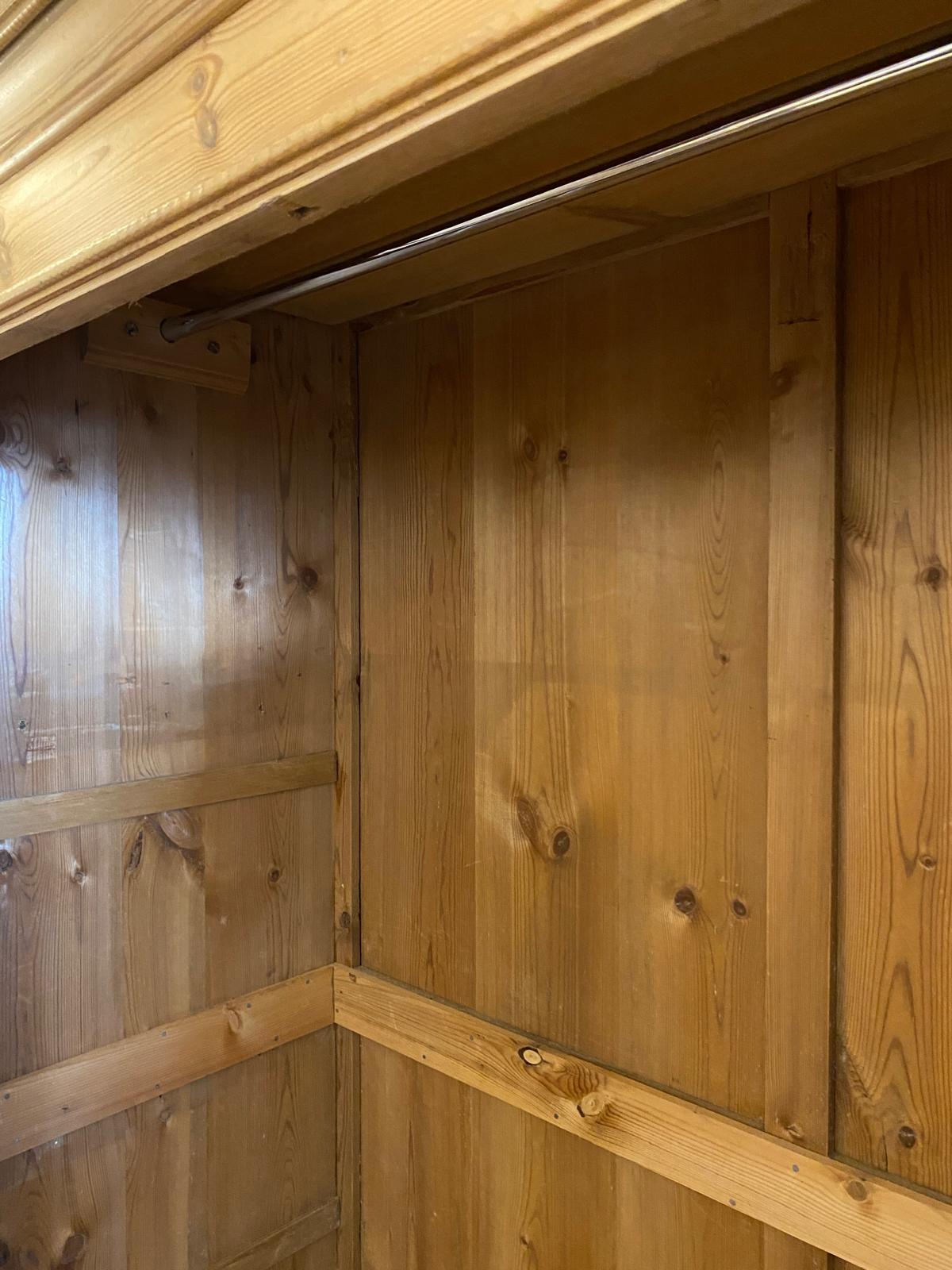 Antique Pine Wardrobe