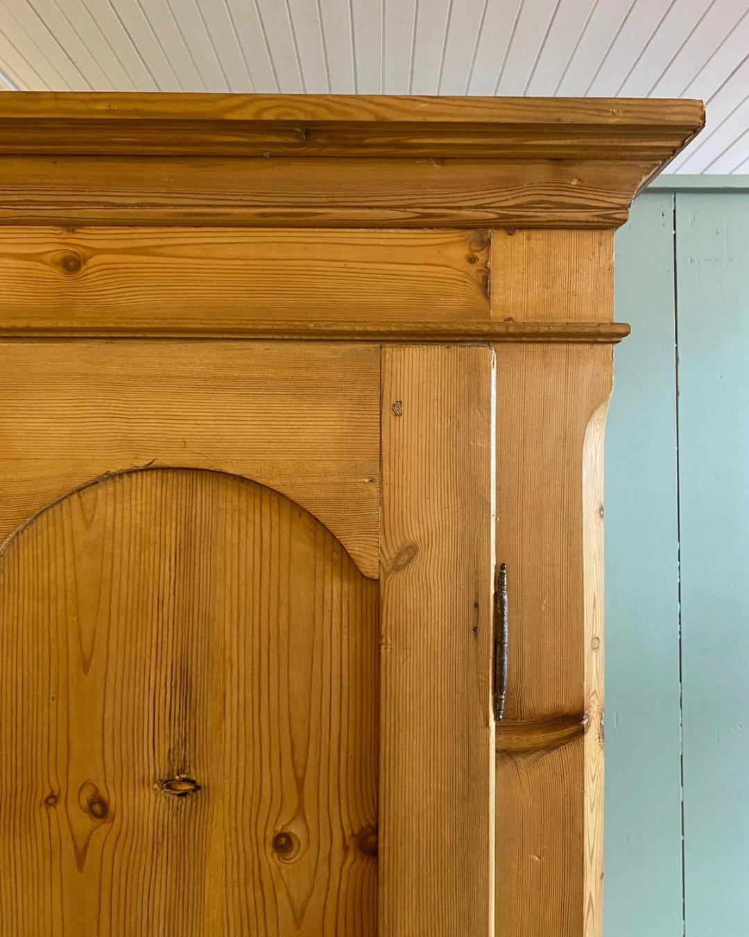 Antique Pine Wardrobe