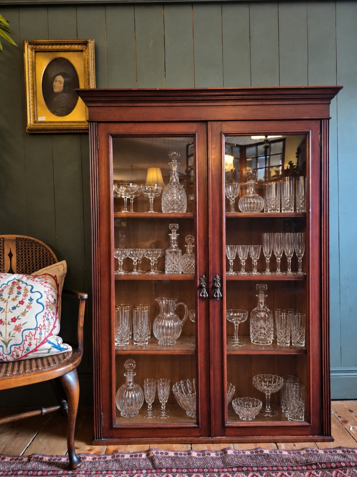 Antique Glazed Cabinet