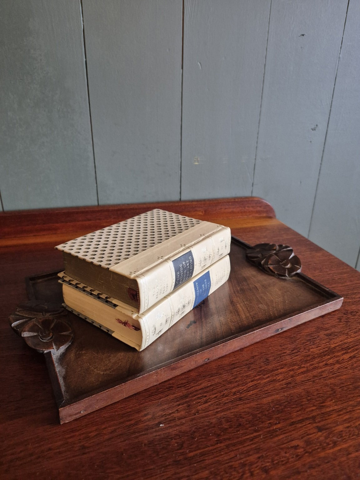 Antique Mahogany Tray