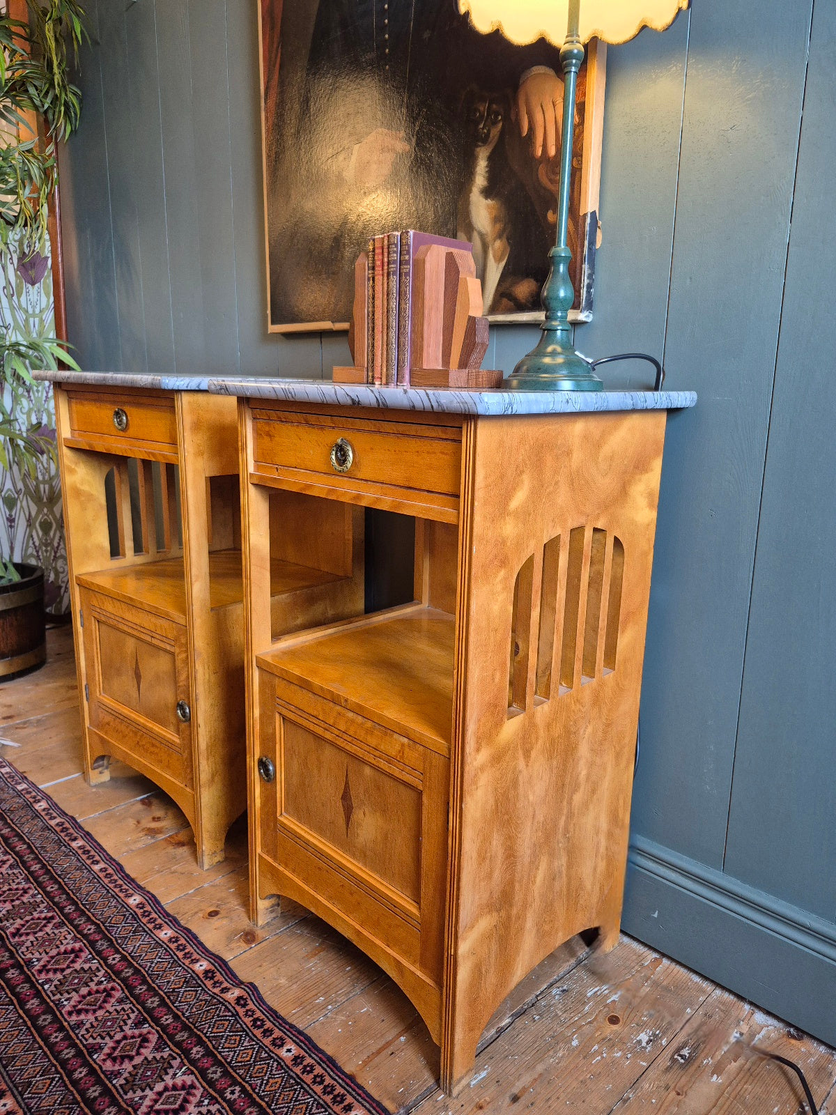 Art Deco Bedside Nightstands