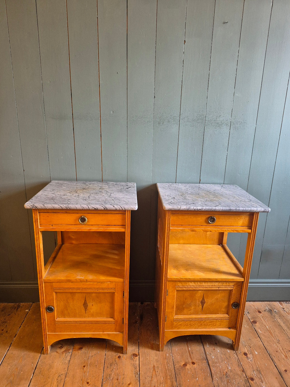 Art Deco Bedside Nightstands