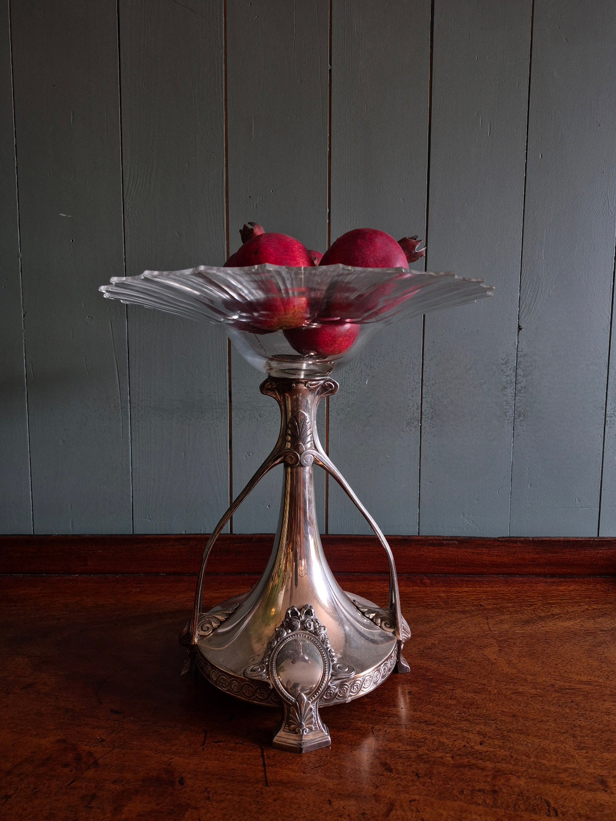 Art Nouveau Silver Centre Piece