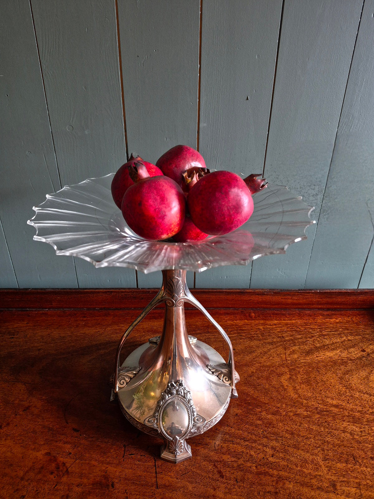 Art Nouveau Silver Centre Piece