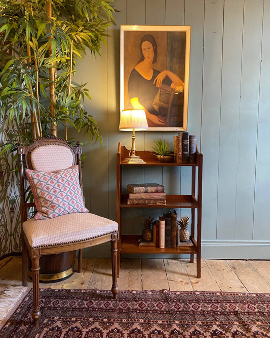 Arts And Crafts Mahogany Open Bookcase