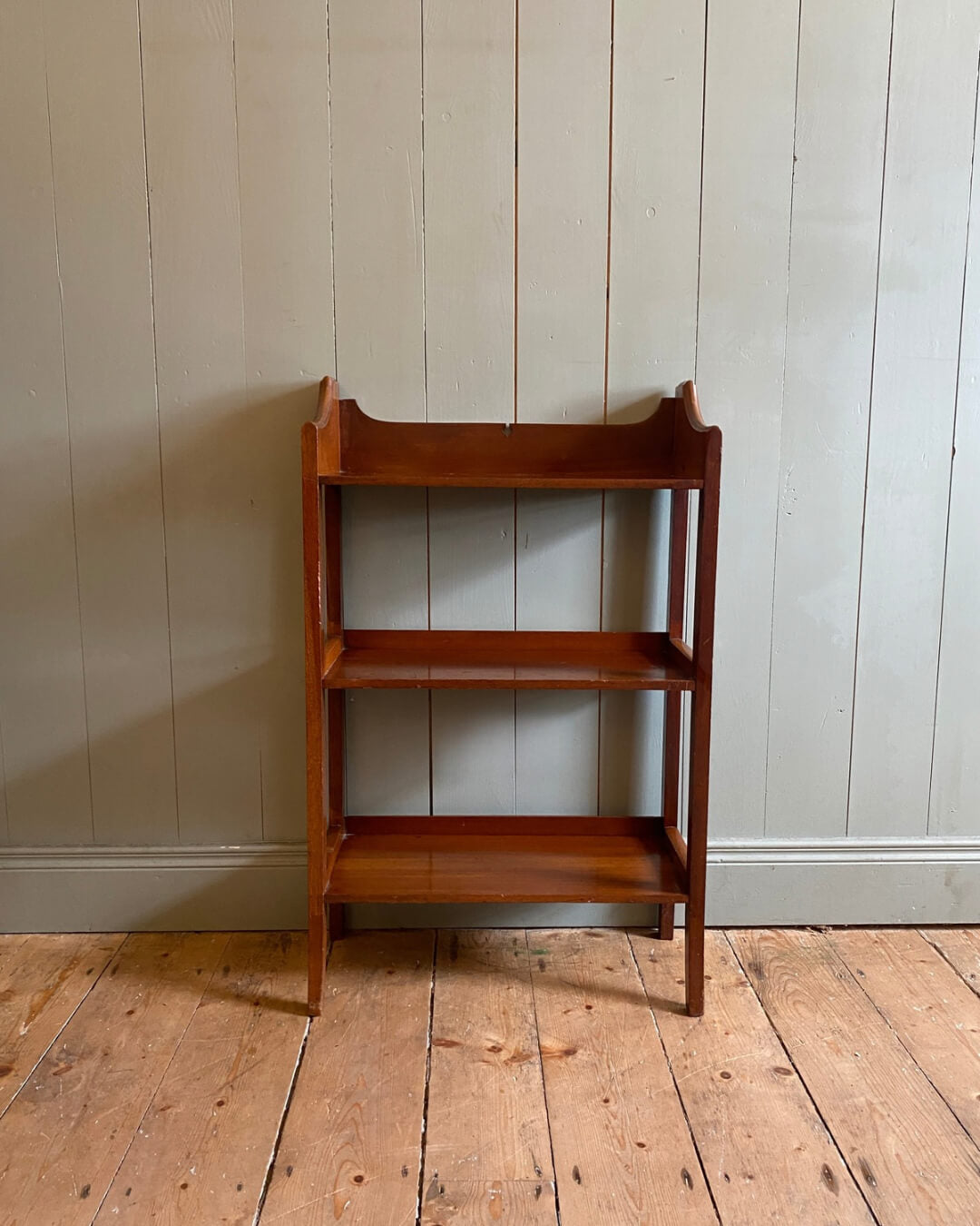 Arts And Crafts Mahogany Open Bookcase