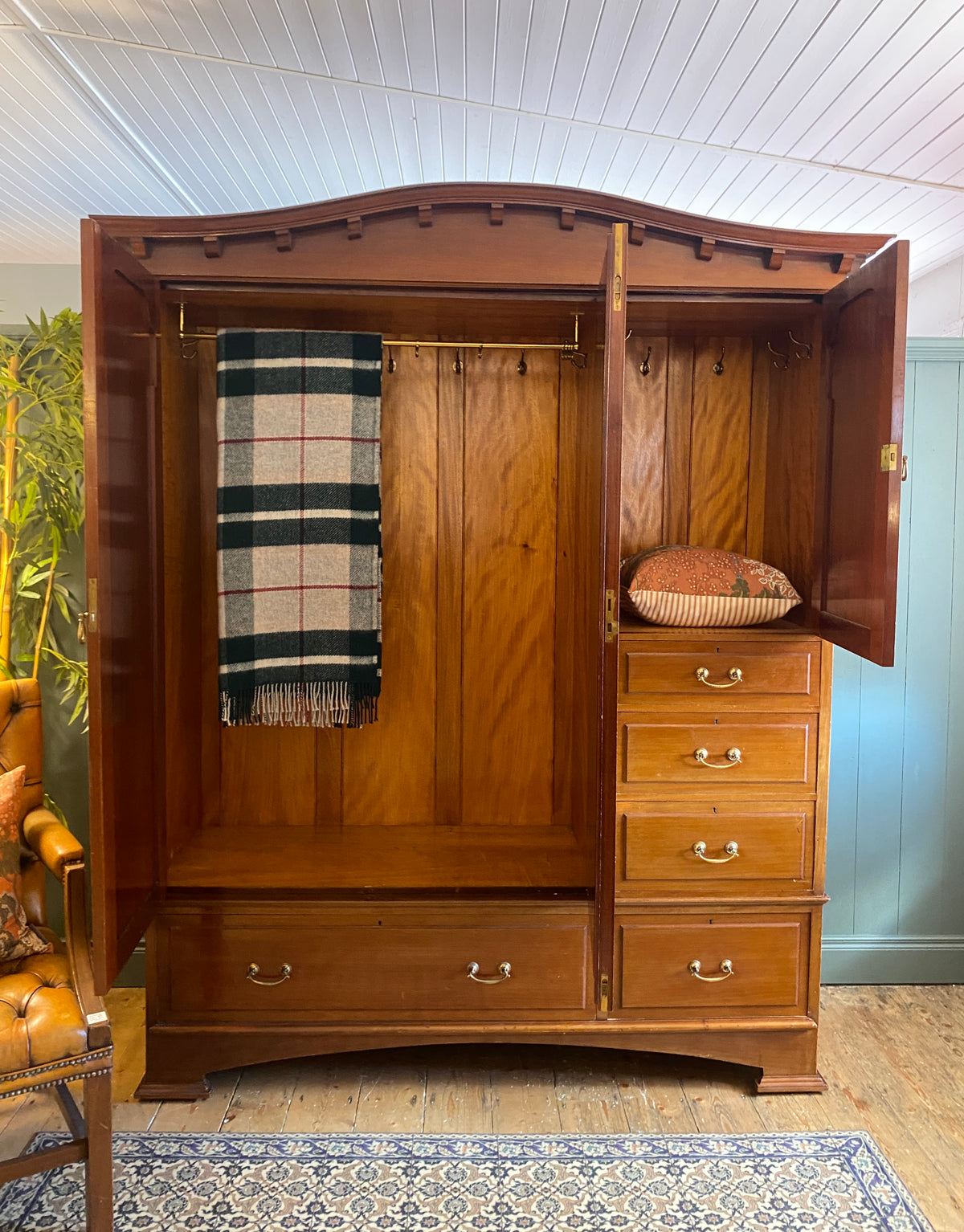 Arts and Crafts Mahogany Wardrobe