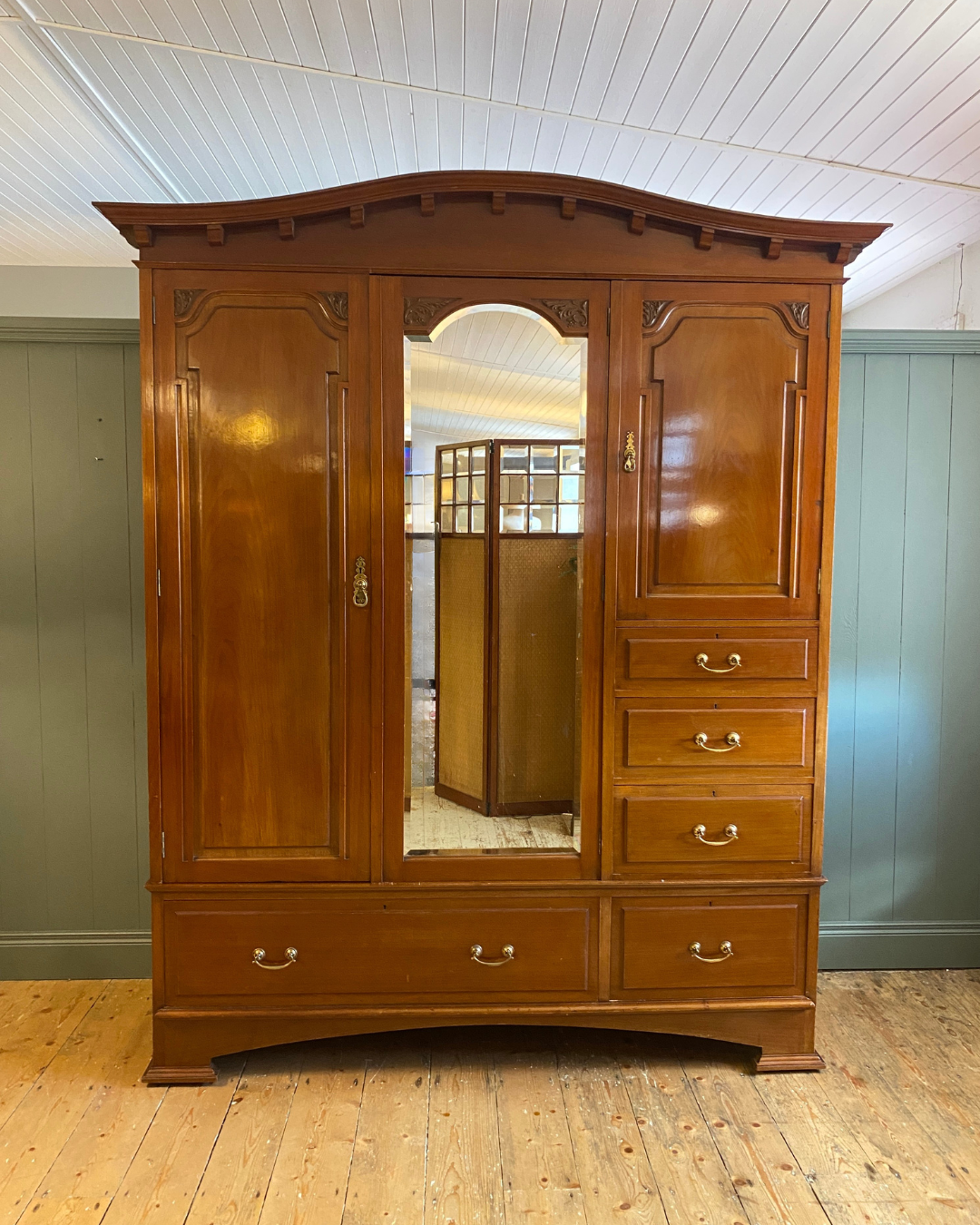Arts and Crafts Mahogany Wardrobe