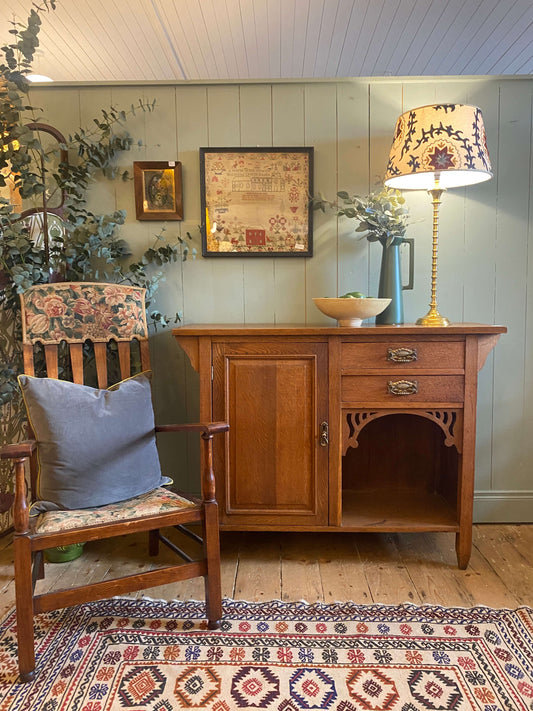 Arts and Crafts Oak Sideboard