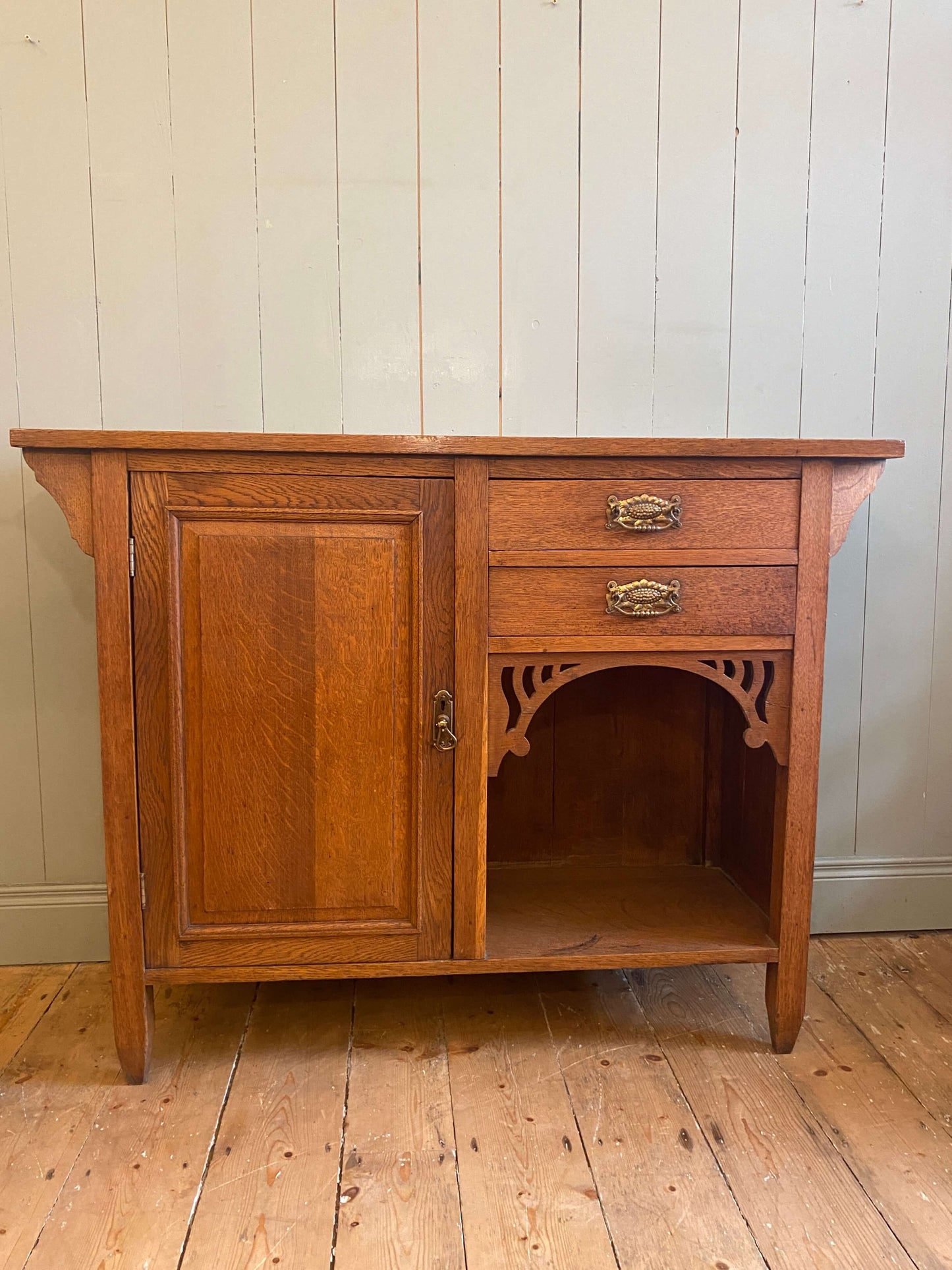Arts and Crafts Oak Sideboard