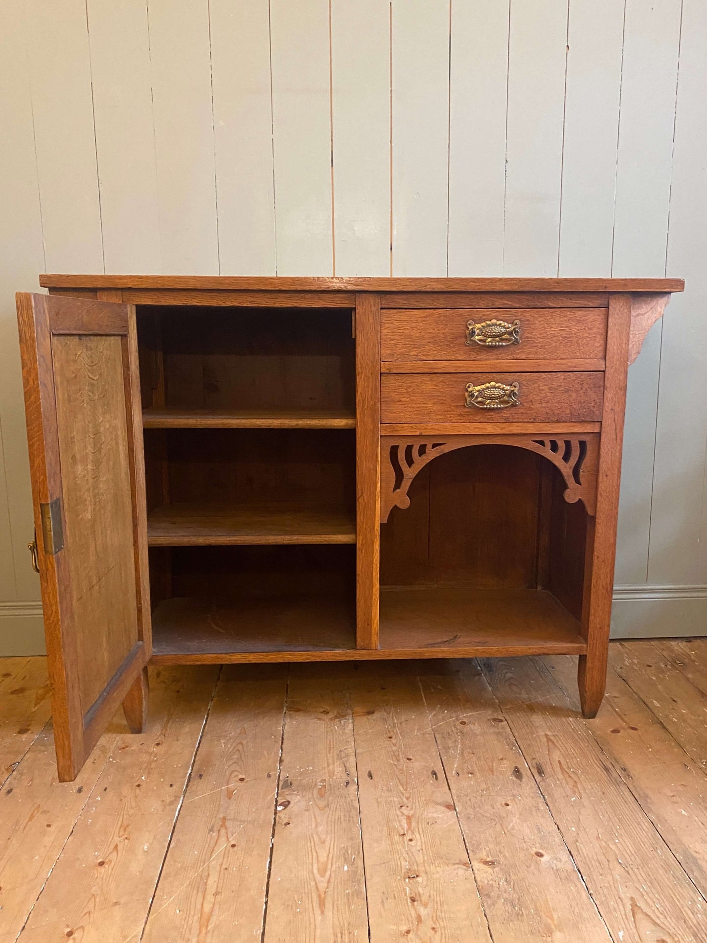 Arts and Crafts Oak Sideboard