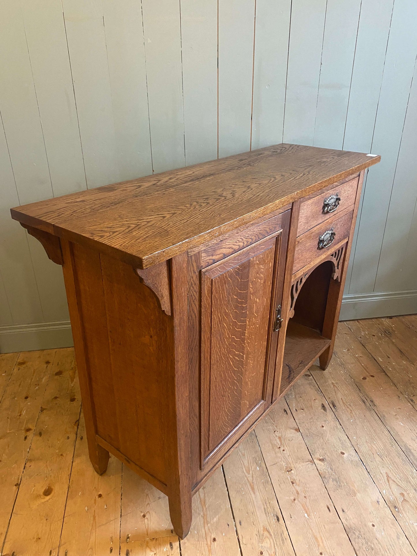 Arts and Crafts Oak Sideboard
