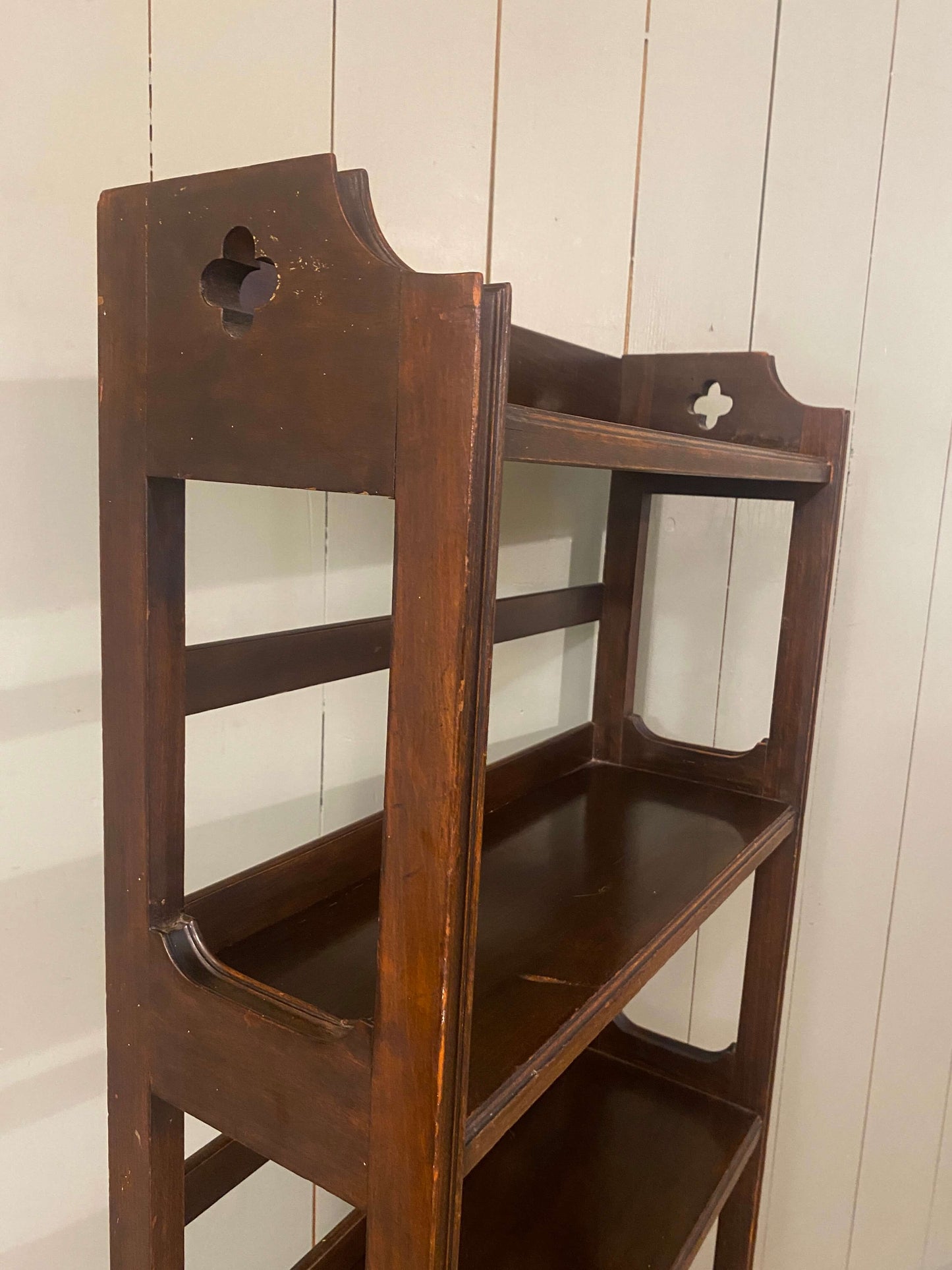 Arts and Crafts Slim Open Bookcase