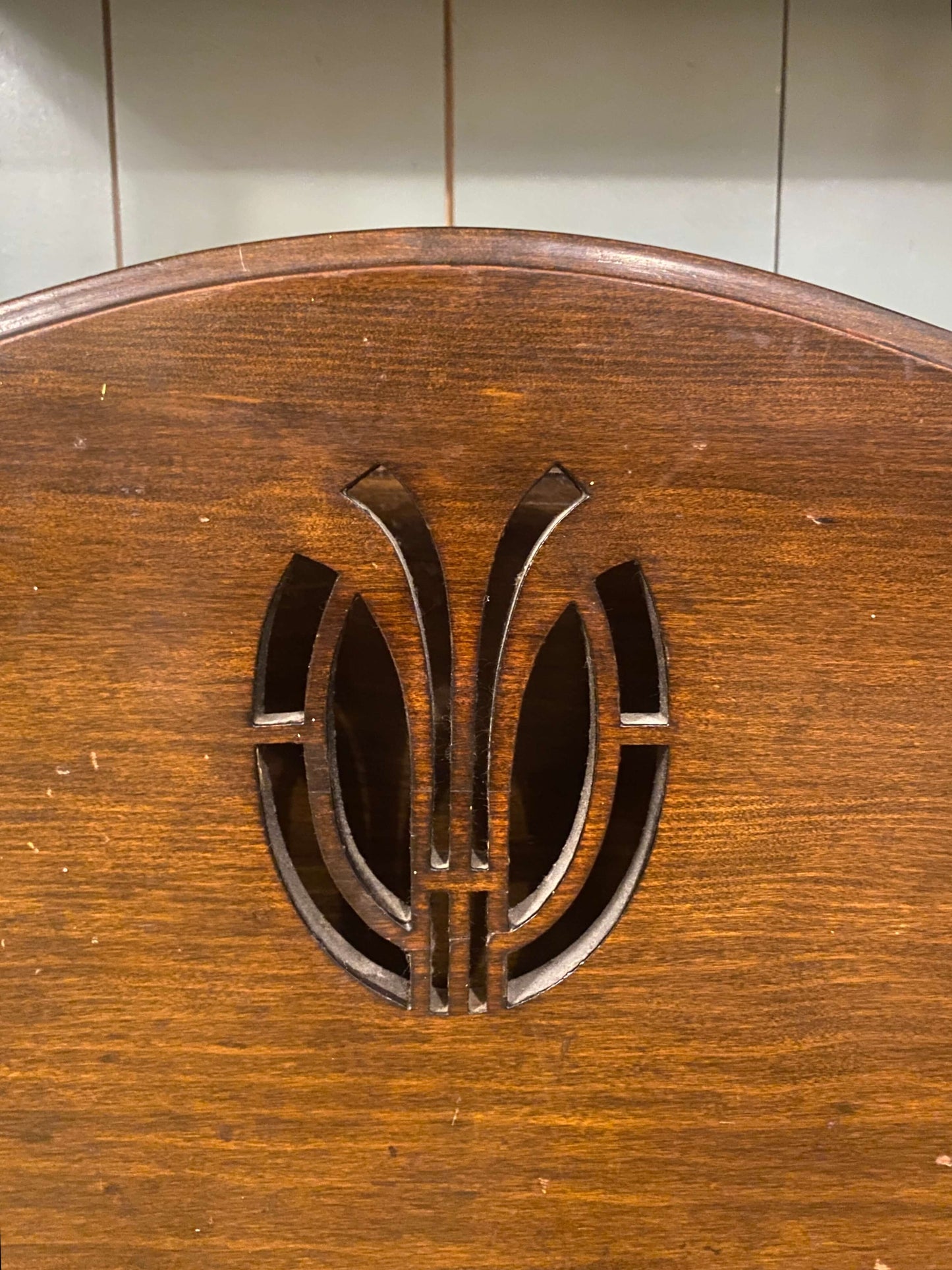 Arts and Crafts Slim Open Bookcase