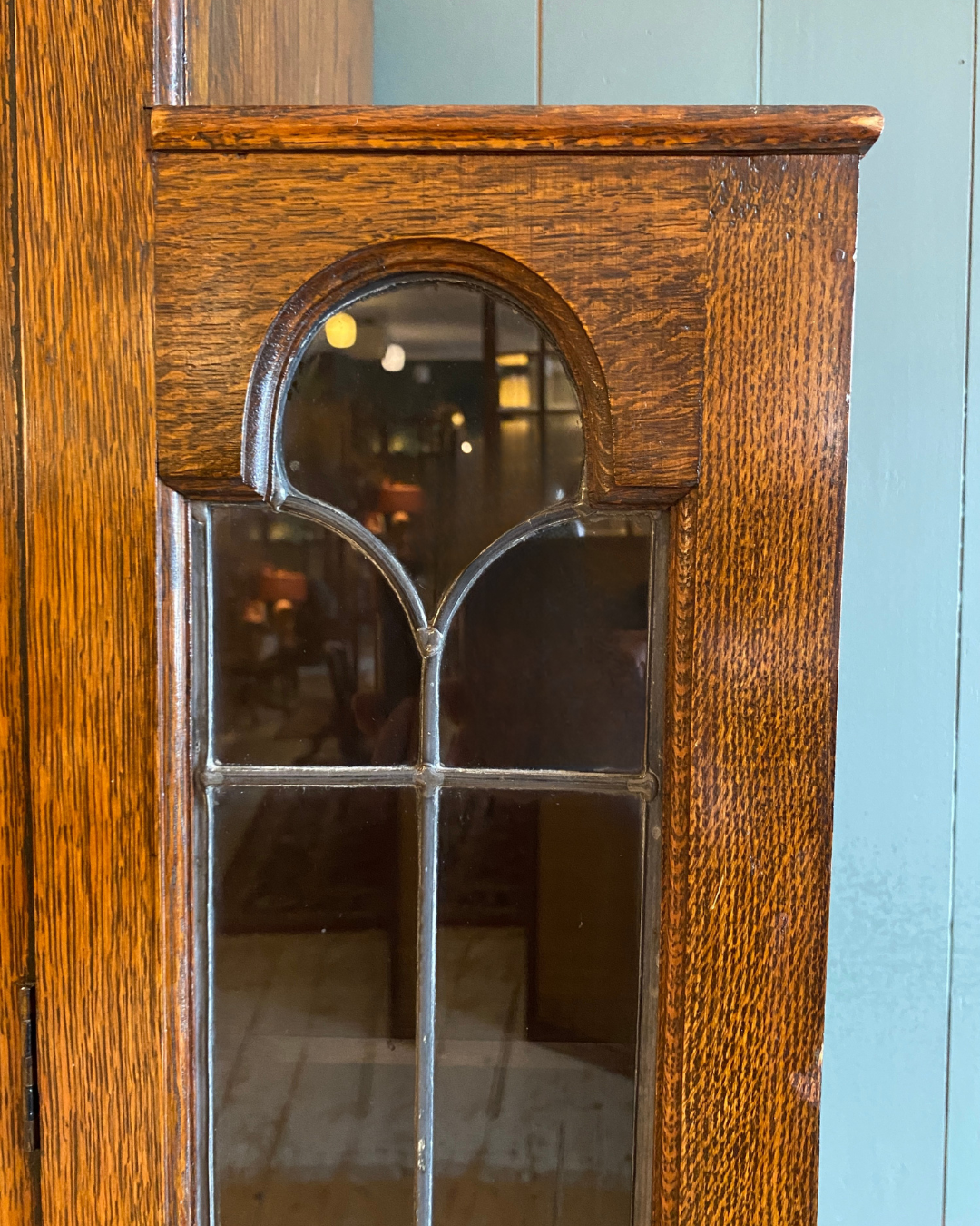 Arts & Crafts Glazed Bookcase