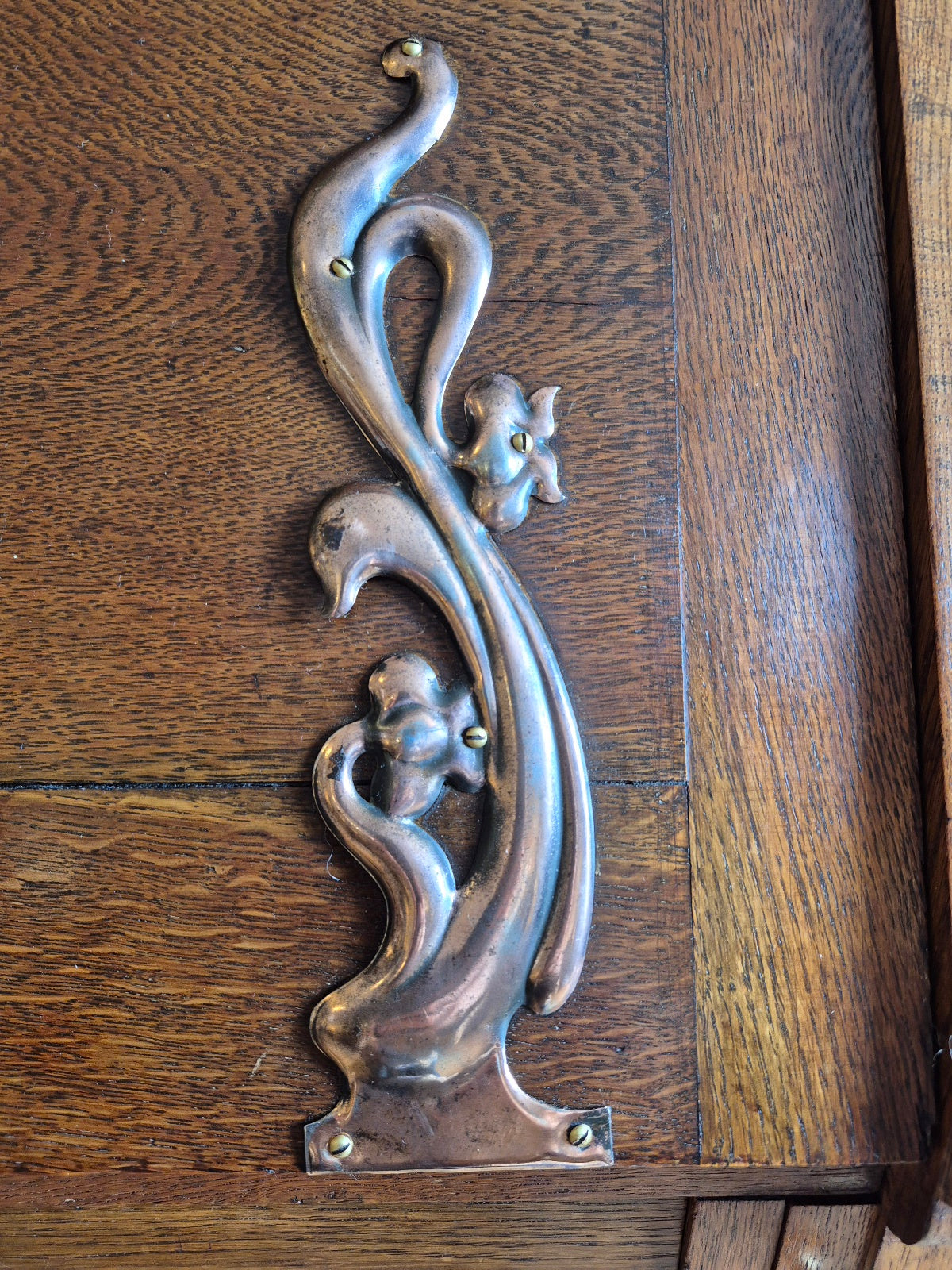 Arts and Crafts Oak Bureau