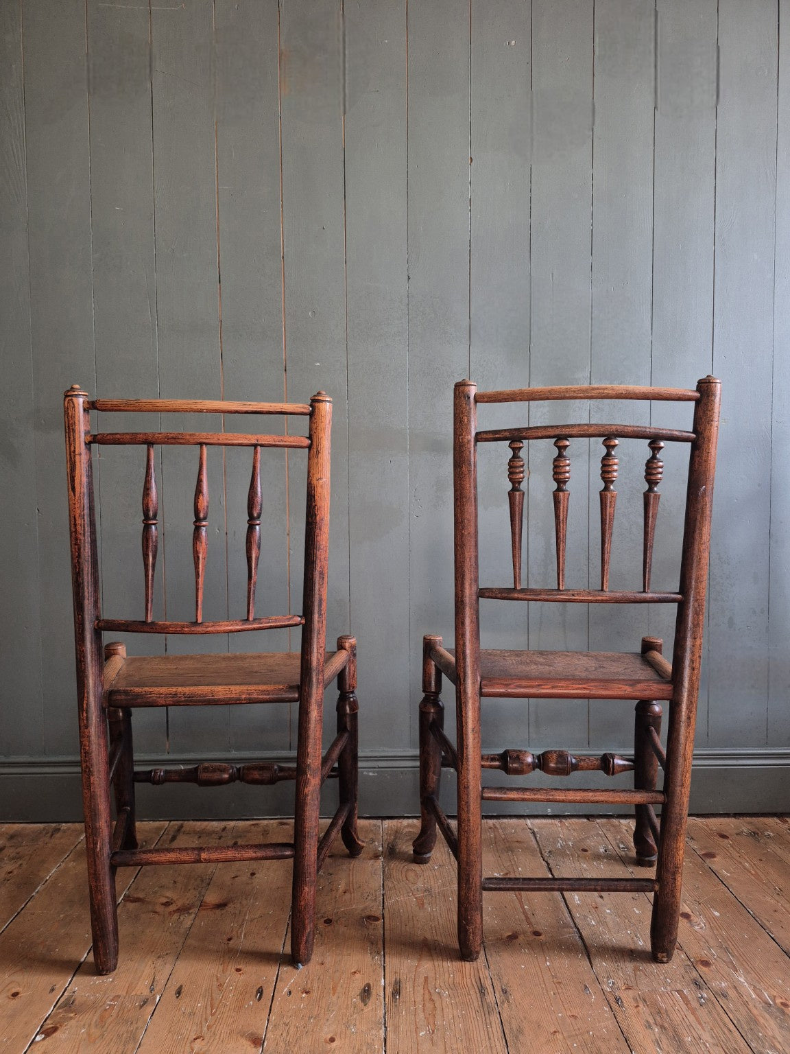 Set of Arts and Crafts Dining Chairs