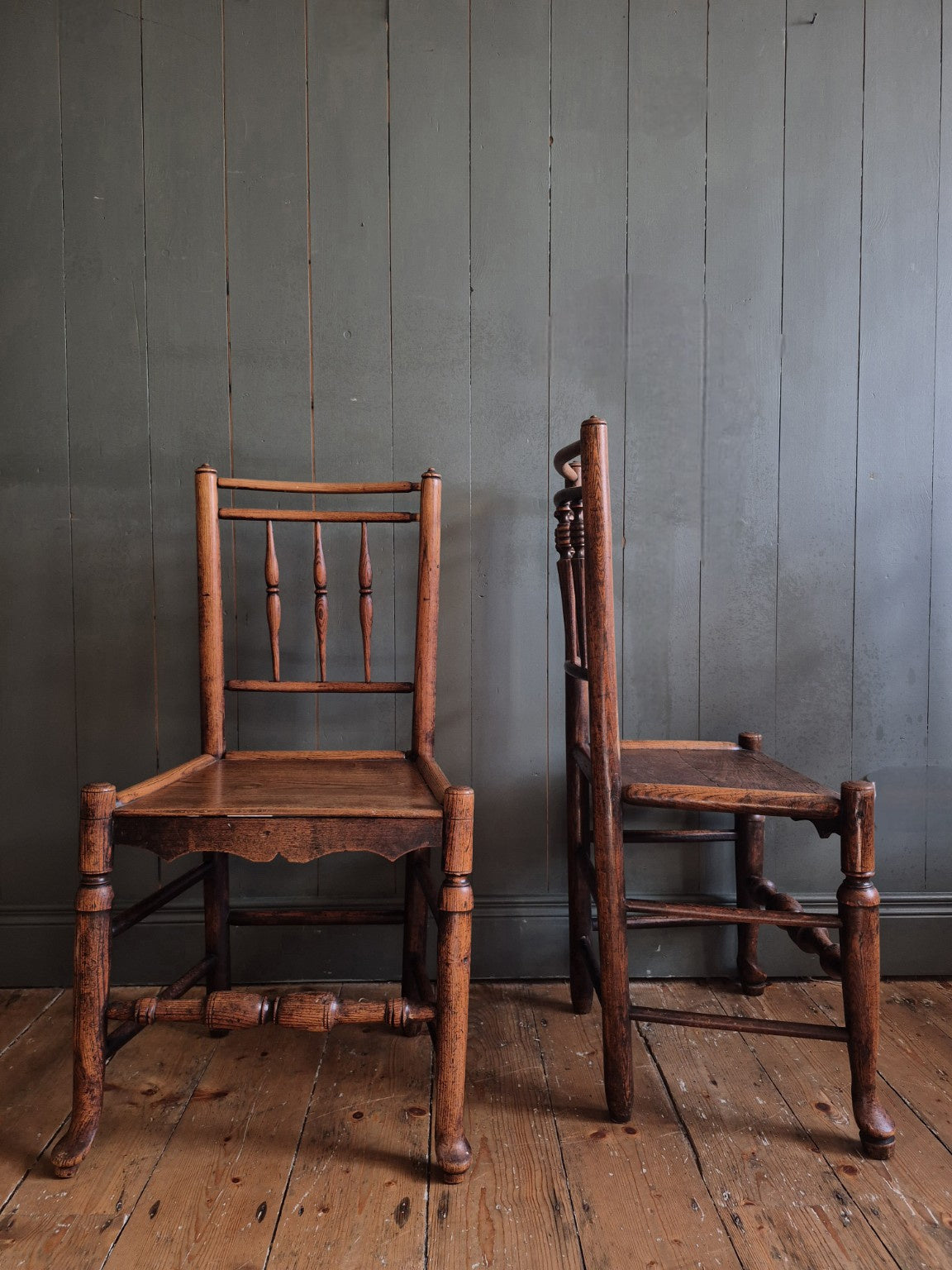 Set of Arts and Crafts Dining Chairs