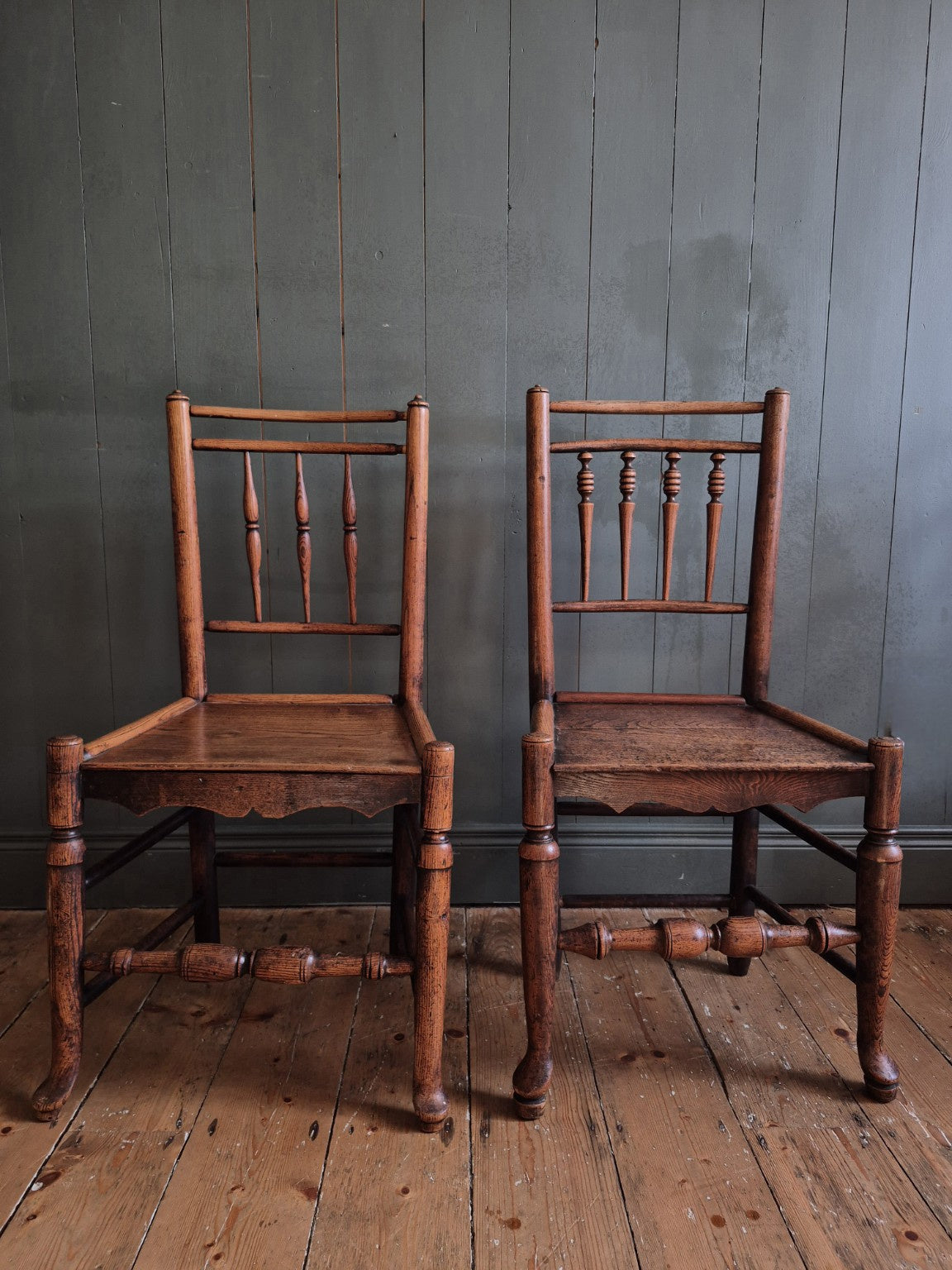 Set of Arts and Crafts Dining Chairs