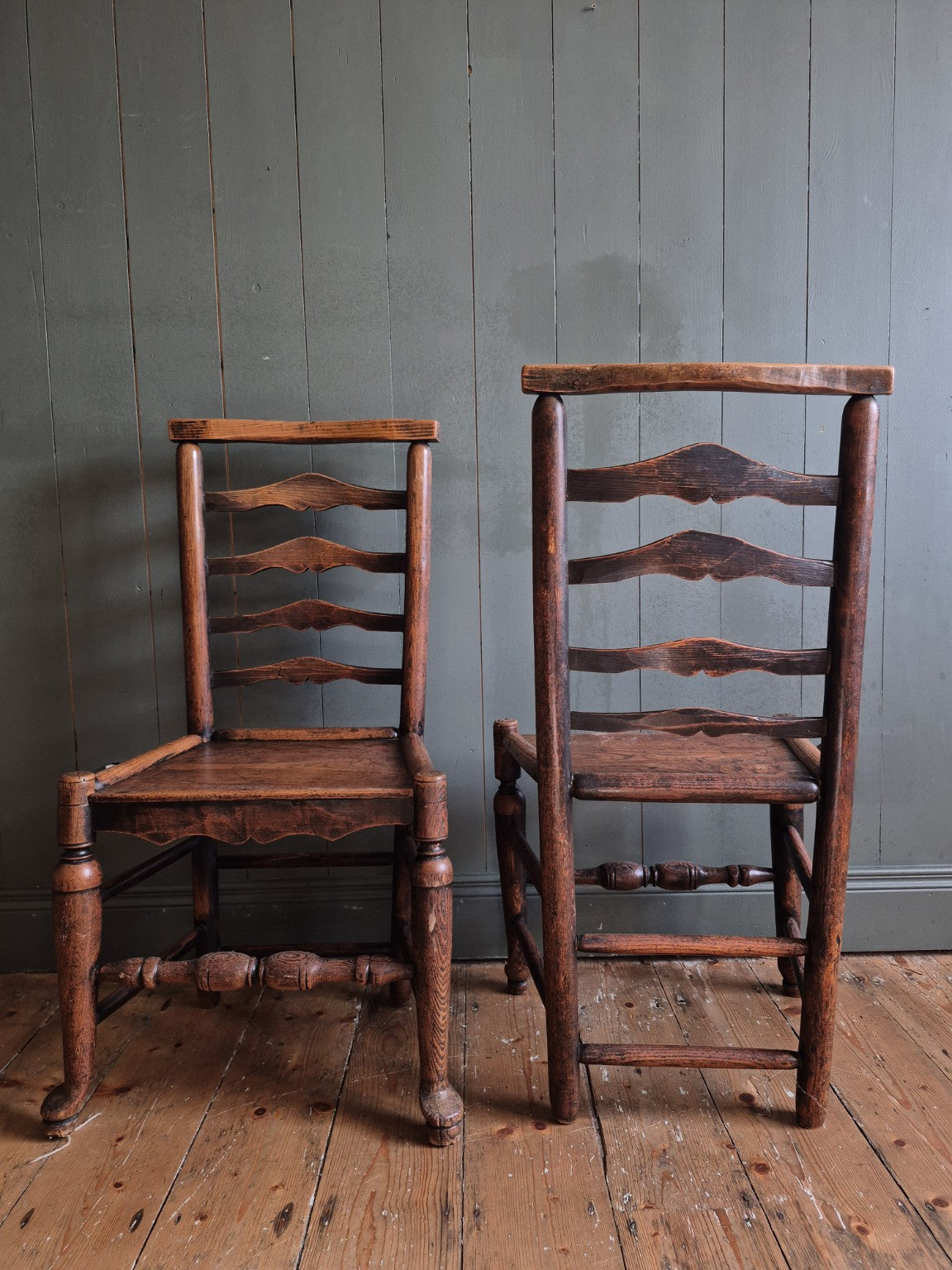 Set of Arts and Crafts Dining Chairs