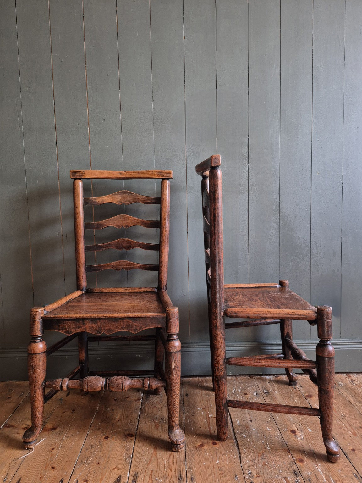 Set of Arts and Crafts Dining Chairs