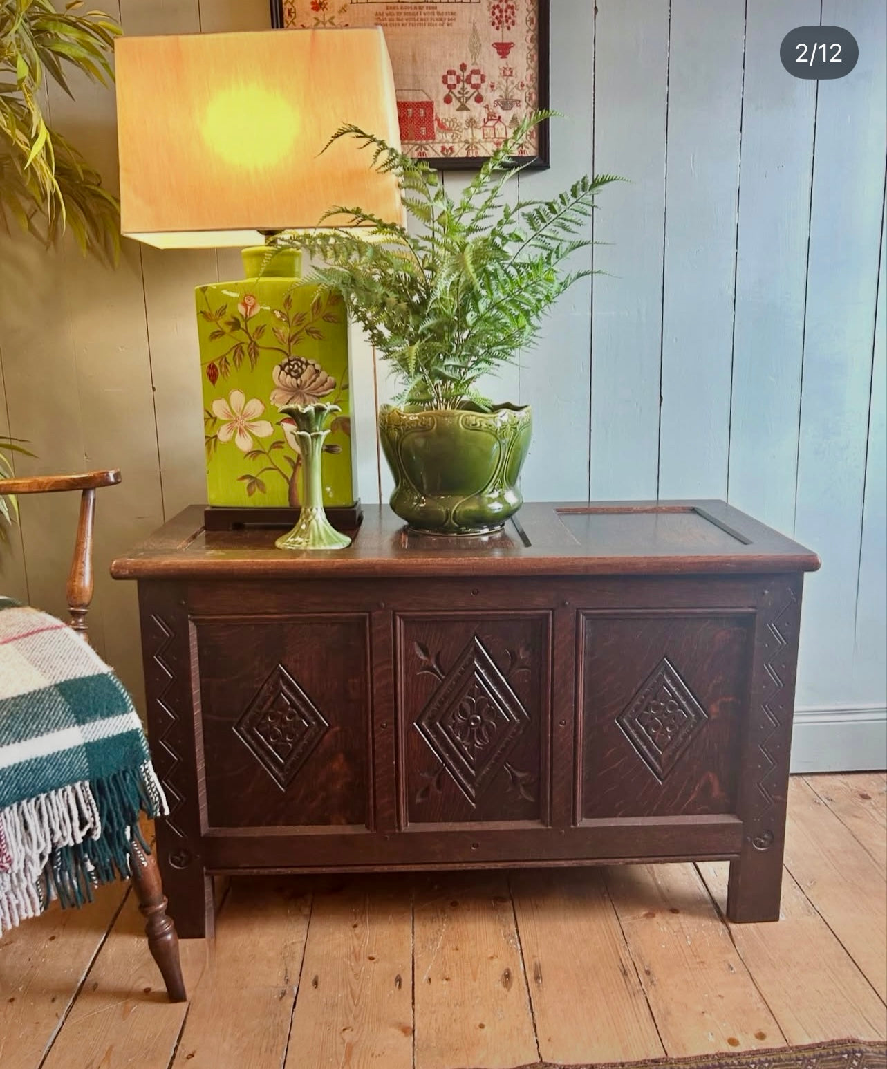 Antique Oak Coffer/Chest c1930