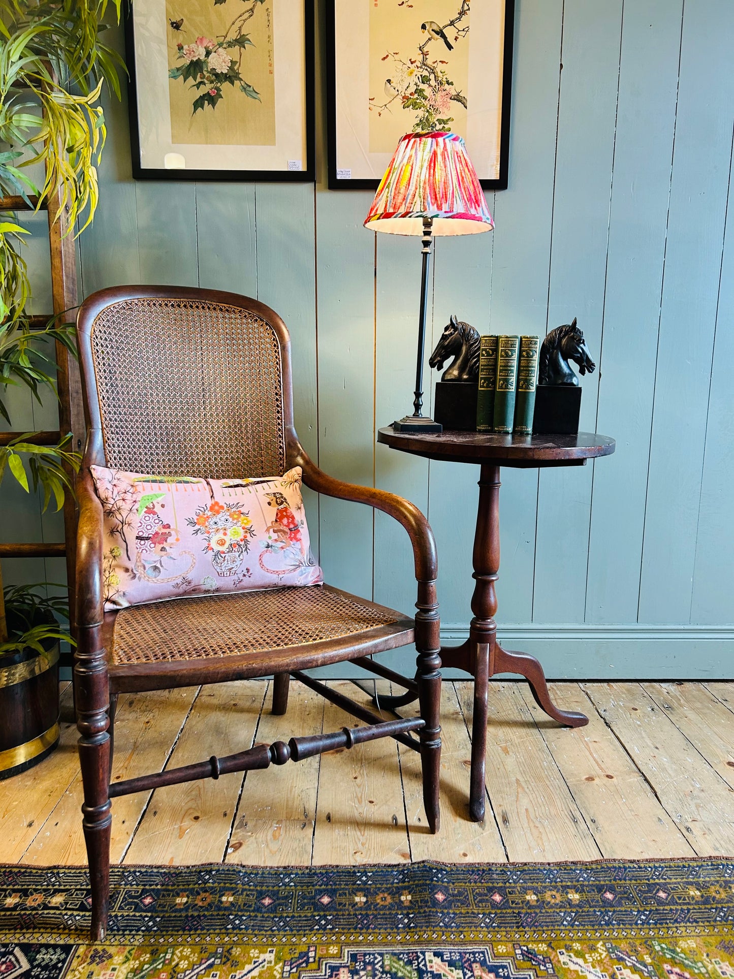 Victorian Bergère Armchair