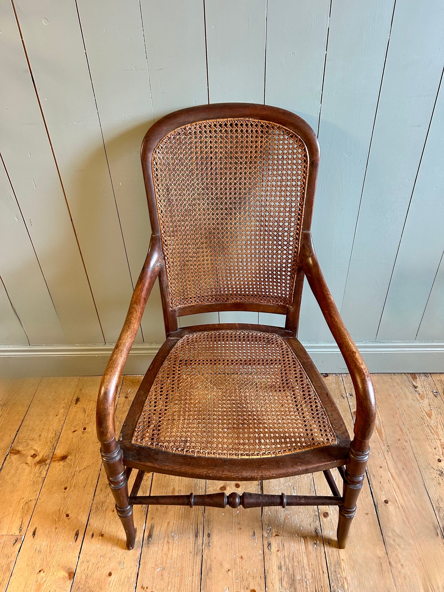 Victorian Bergère Armchair