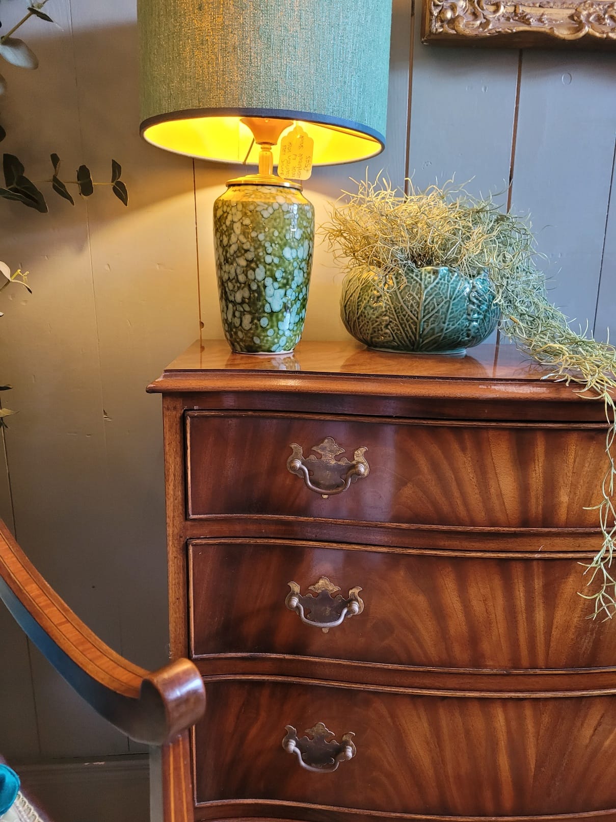 Bow Front Mahogany Chest of Drawers