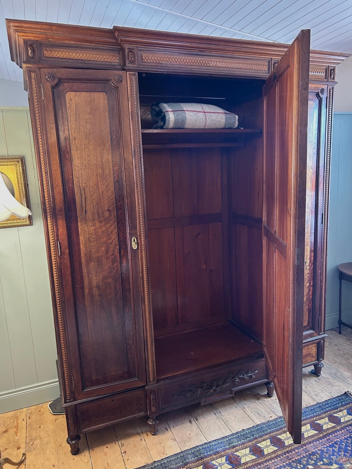Large Mahogany Wardrobe c.1900