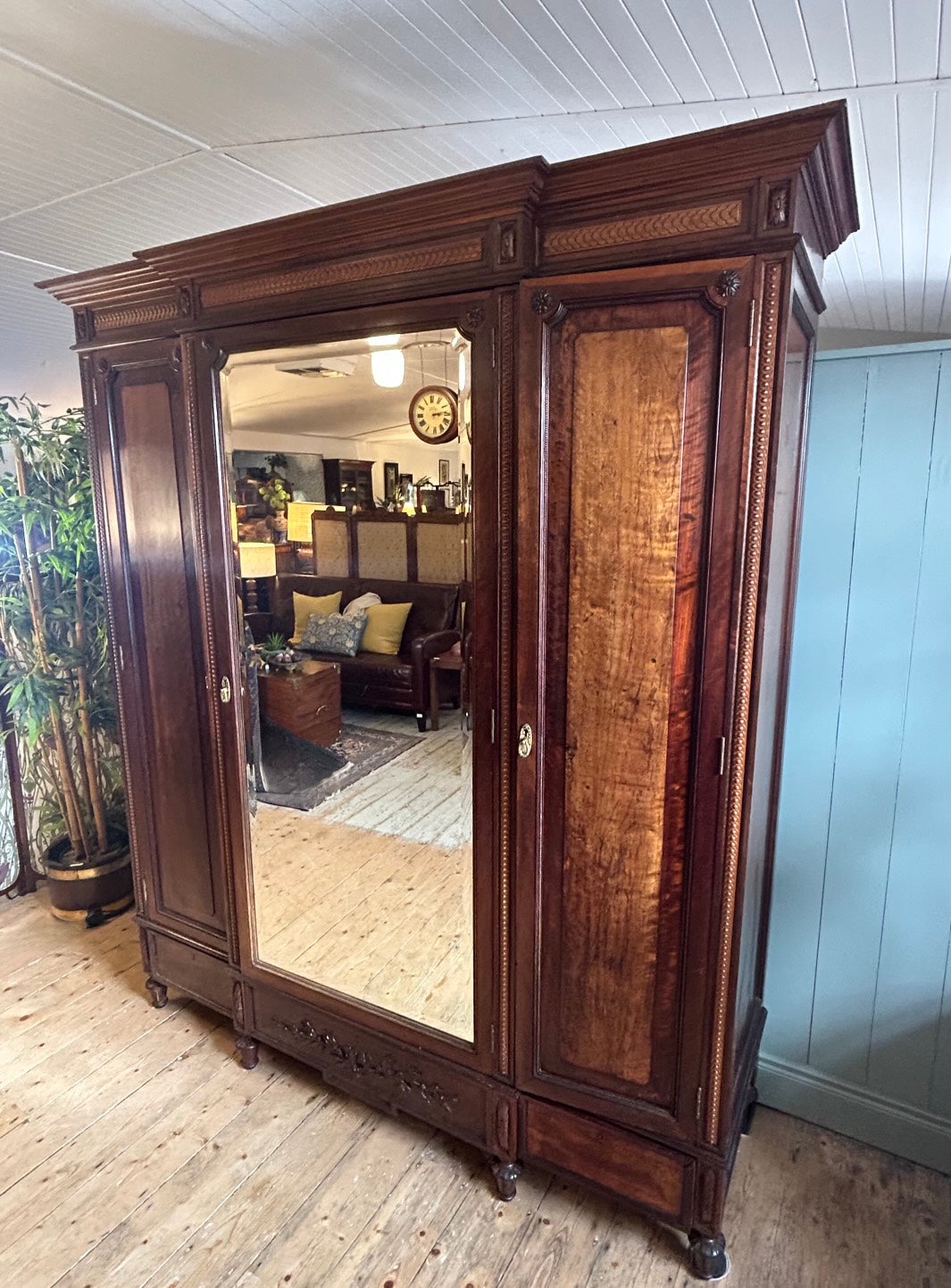 Large Mahogany Wardrobe c.1900