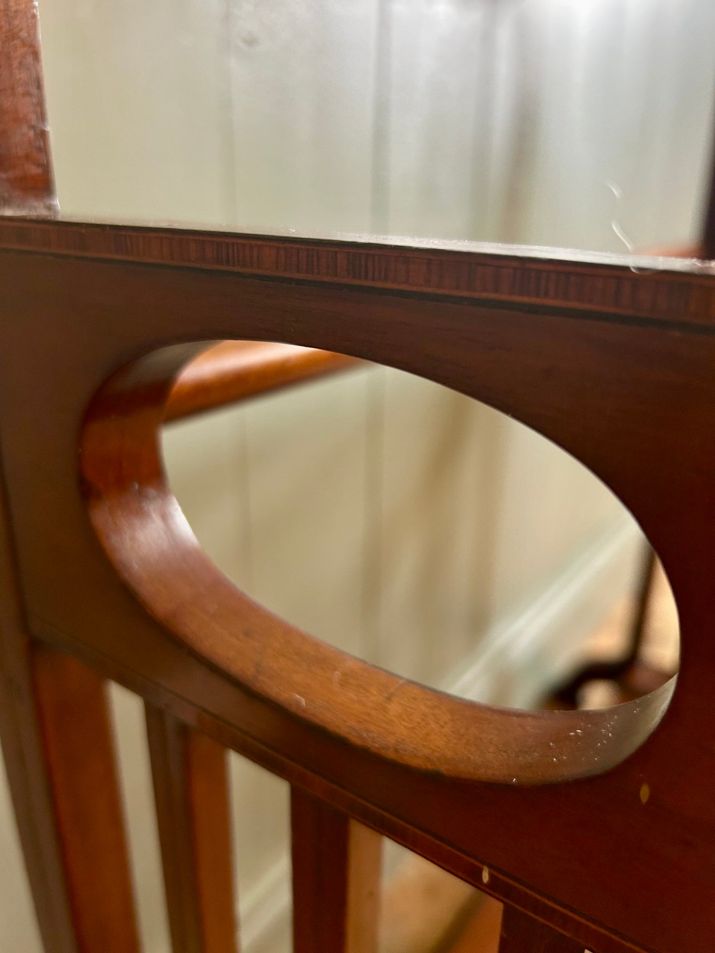 Arts & Crafts Mahogany Towel Rail