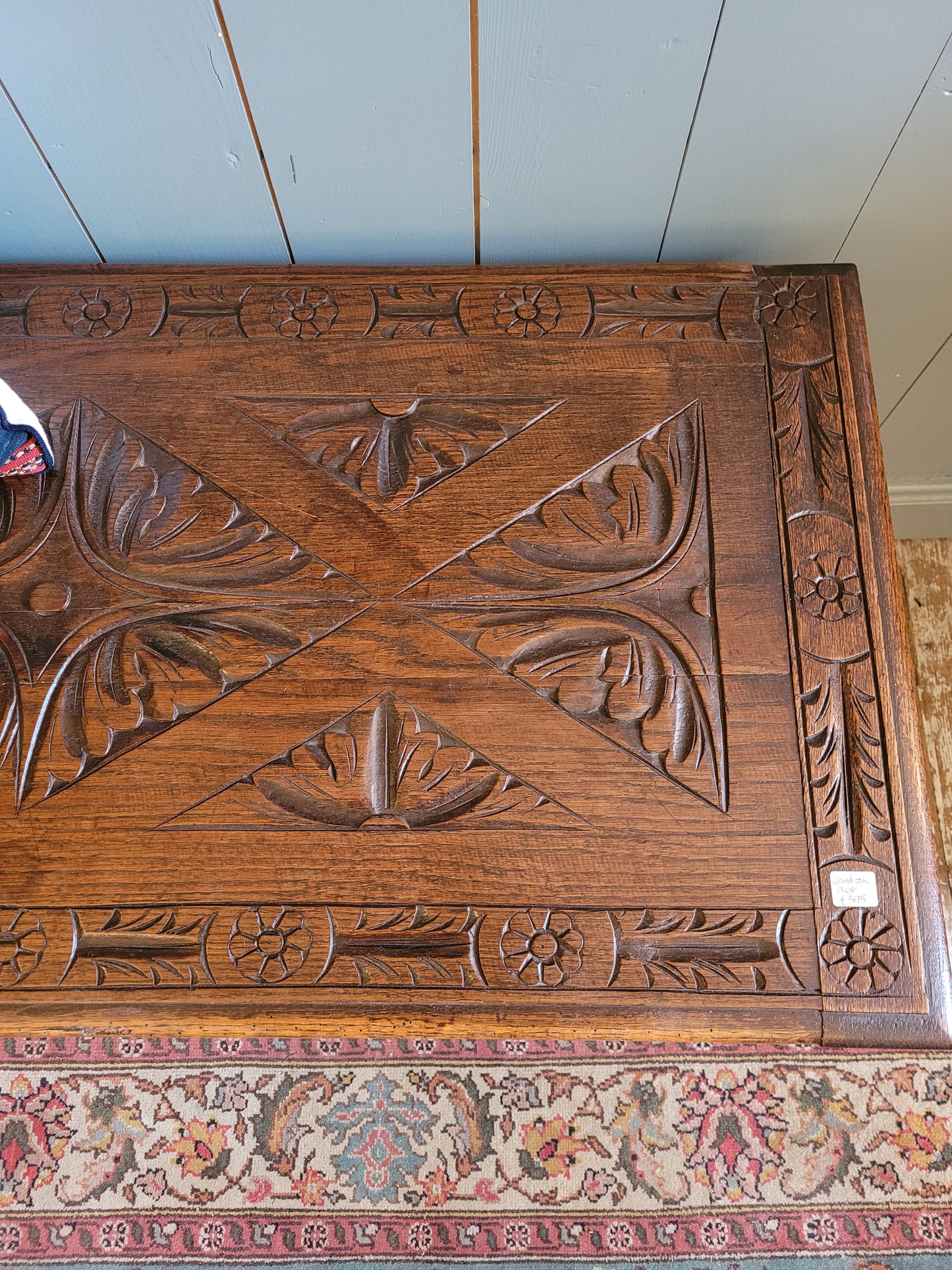 Carved Oak Box