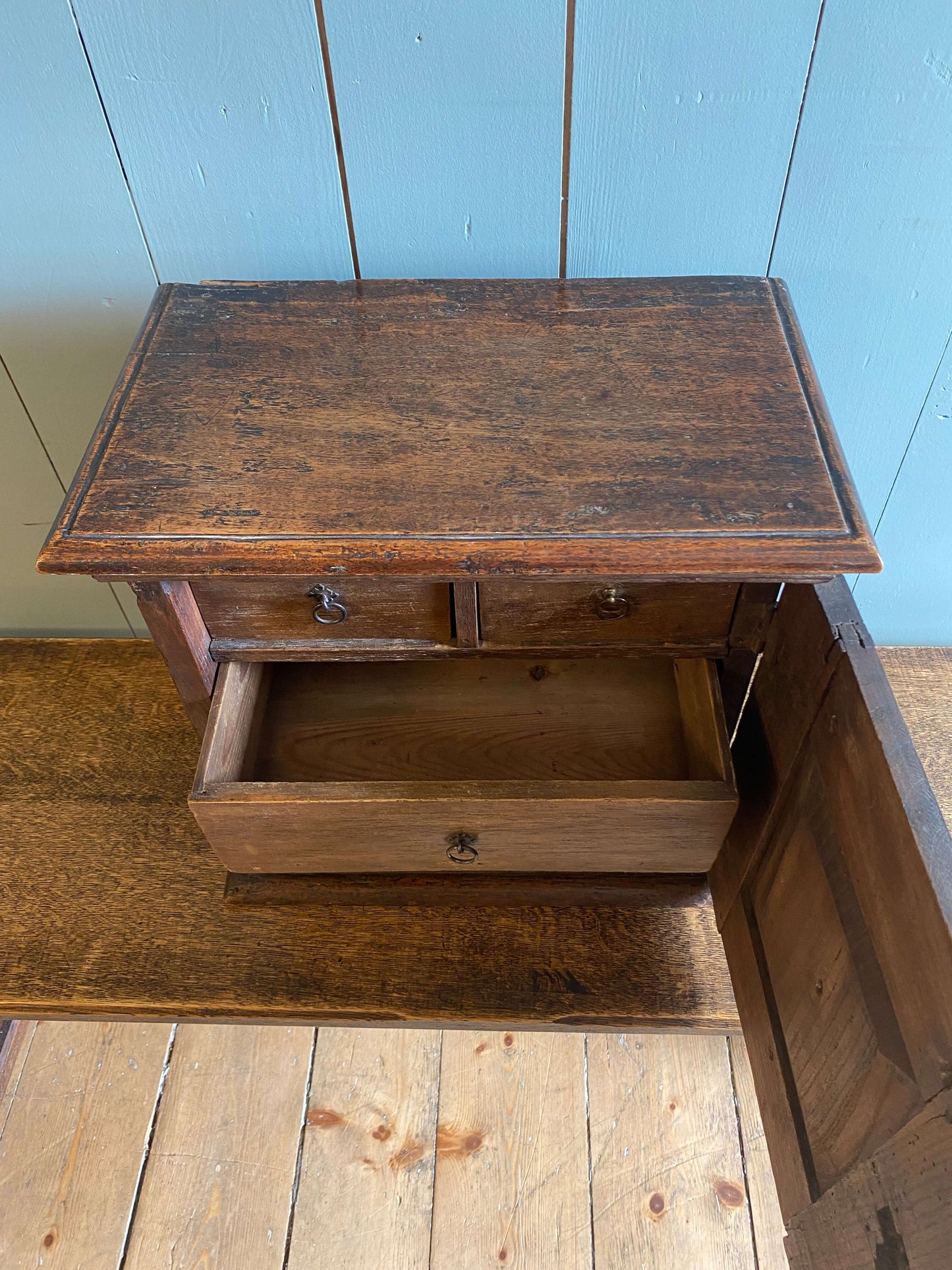 Carved Oak Spice Cupboard