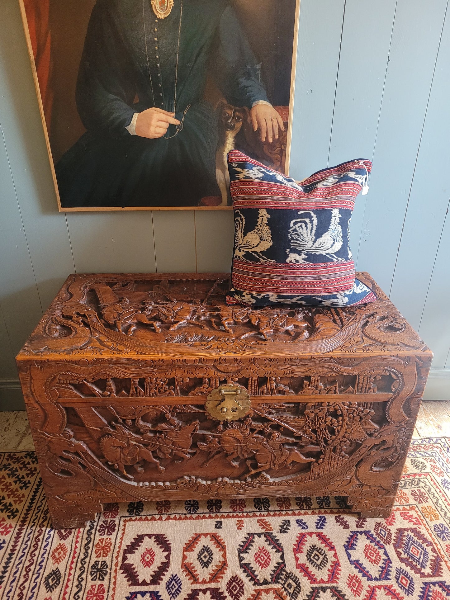 Oriental Carved Chest