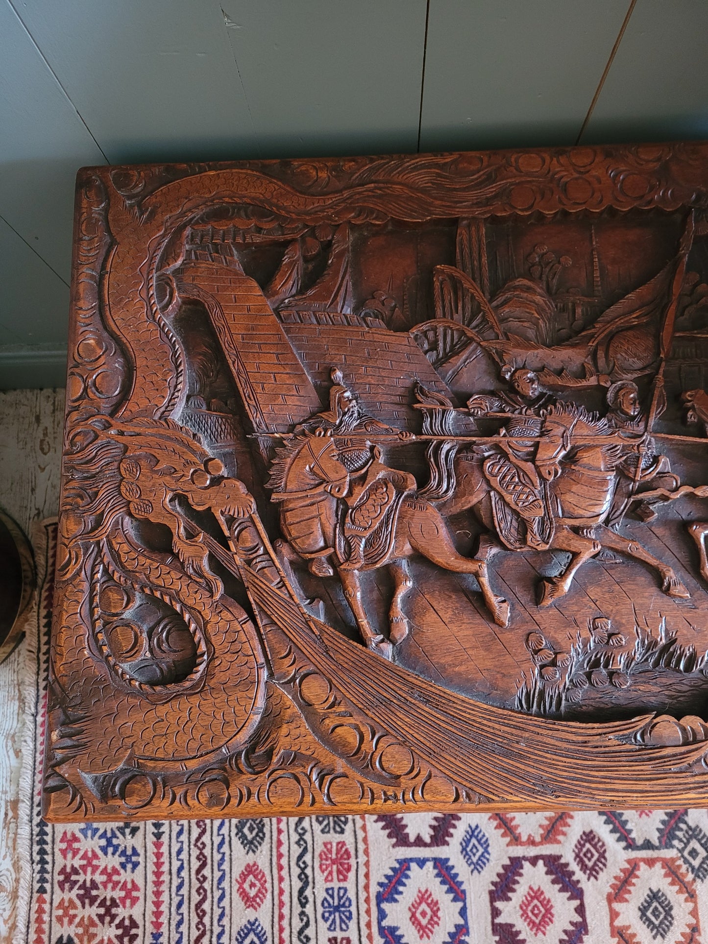 Oriental Carved Chest