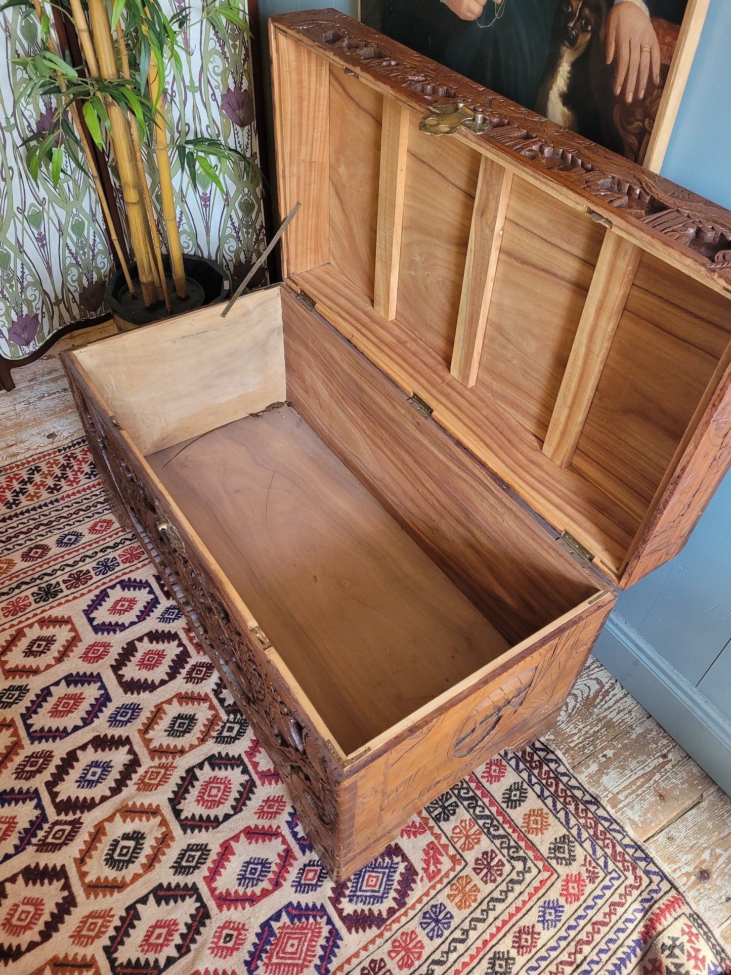 Oriental Carved Chest