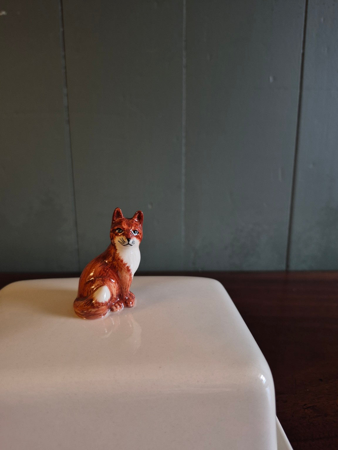 Fox Butter Dish