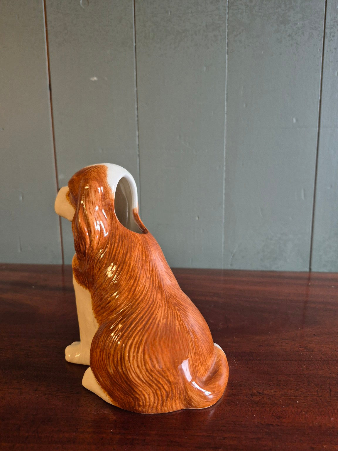 Hand Painted Blenheim Flower Vase Small