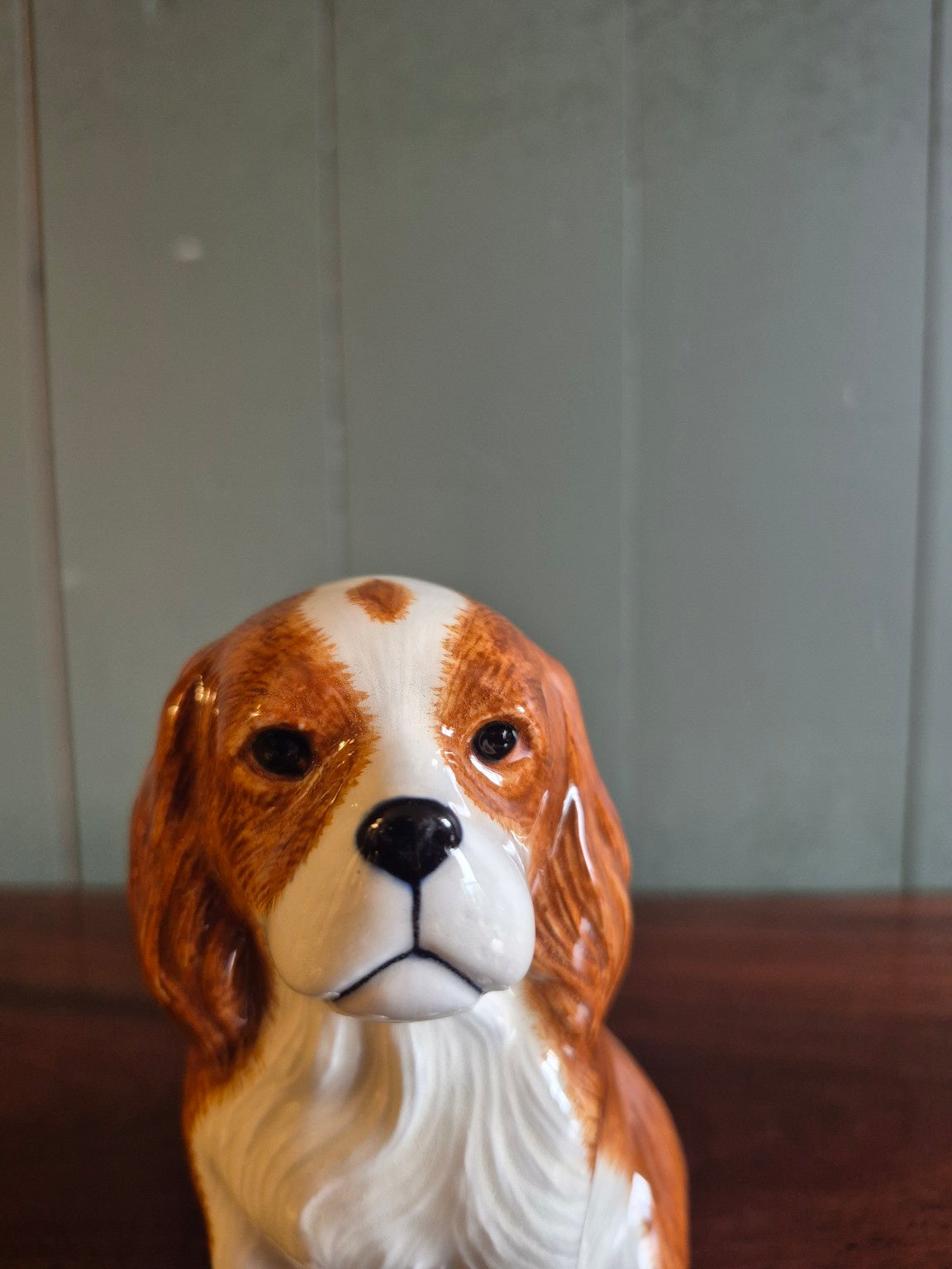 Hand Painted Blenheim Flower Vase Small