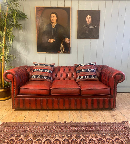 Vintage Chesterfield 3-Seater Sofa