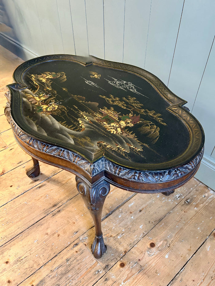 Chinoiserie Lacquered Coffee Table