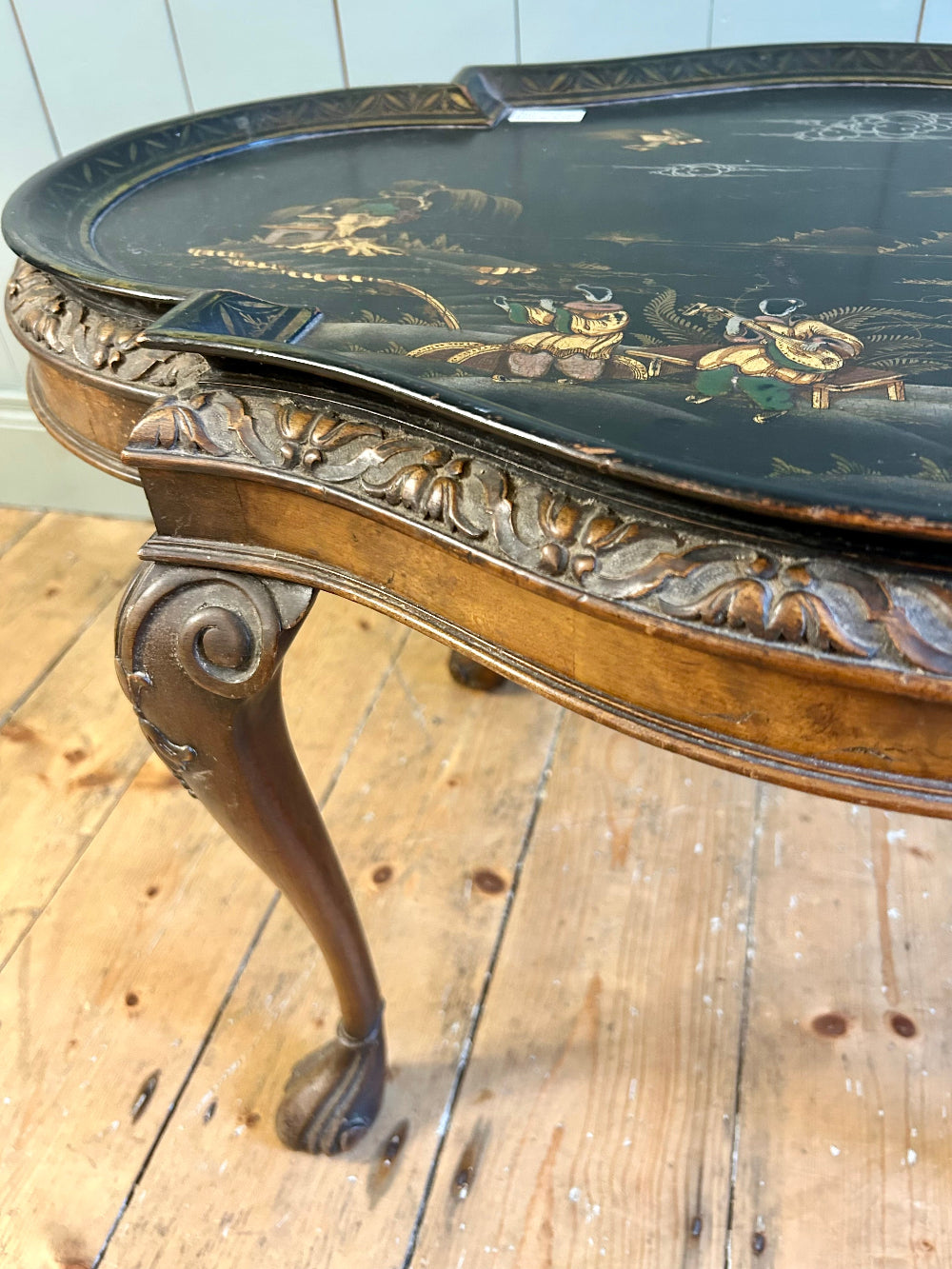 Chinoiserie Lacquered Coffee Table