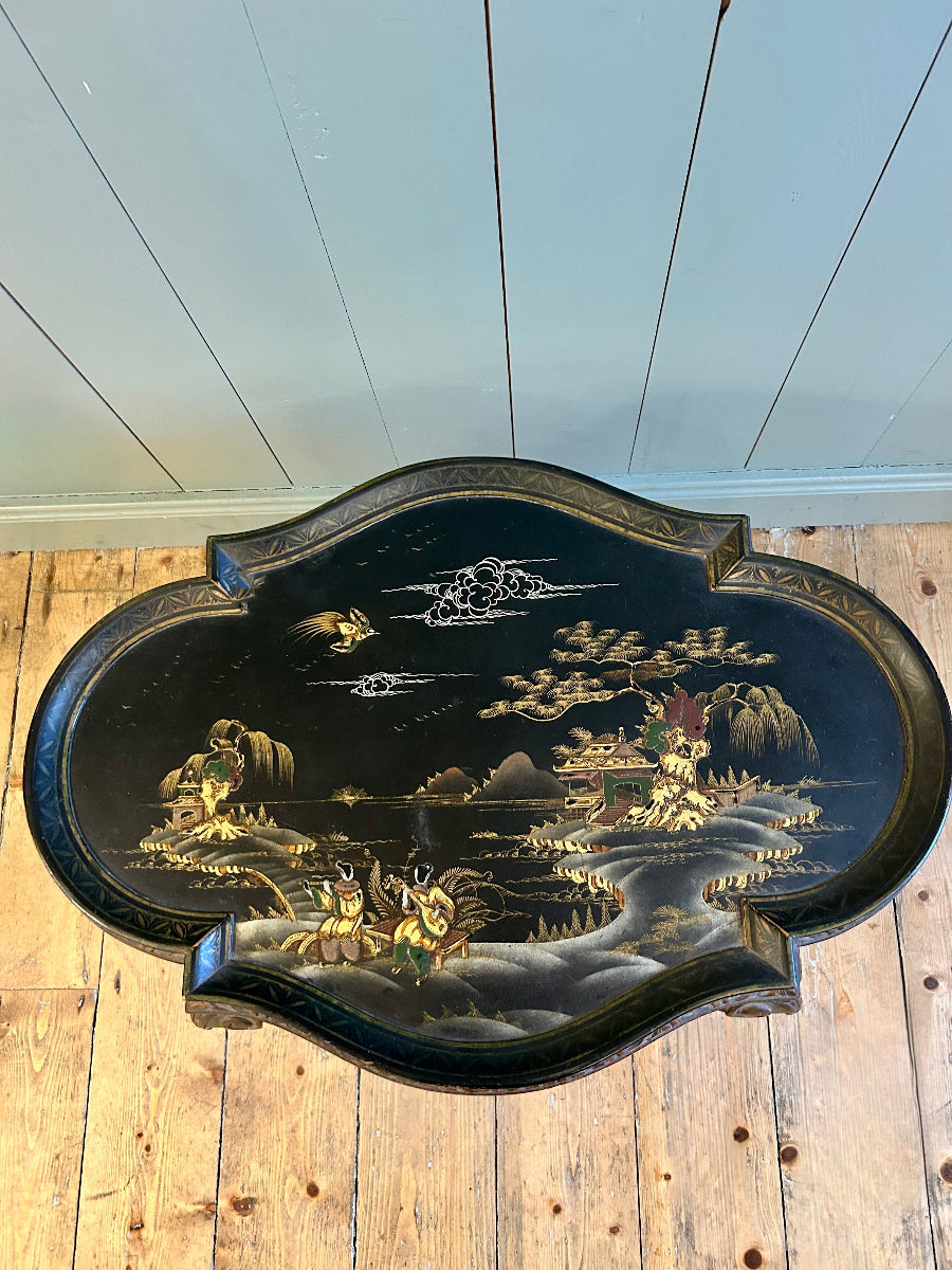 Chinoiserie Lacquered Coffee Table