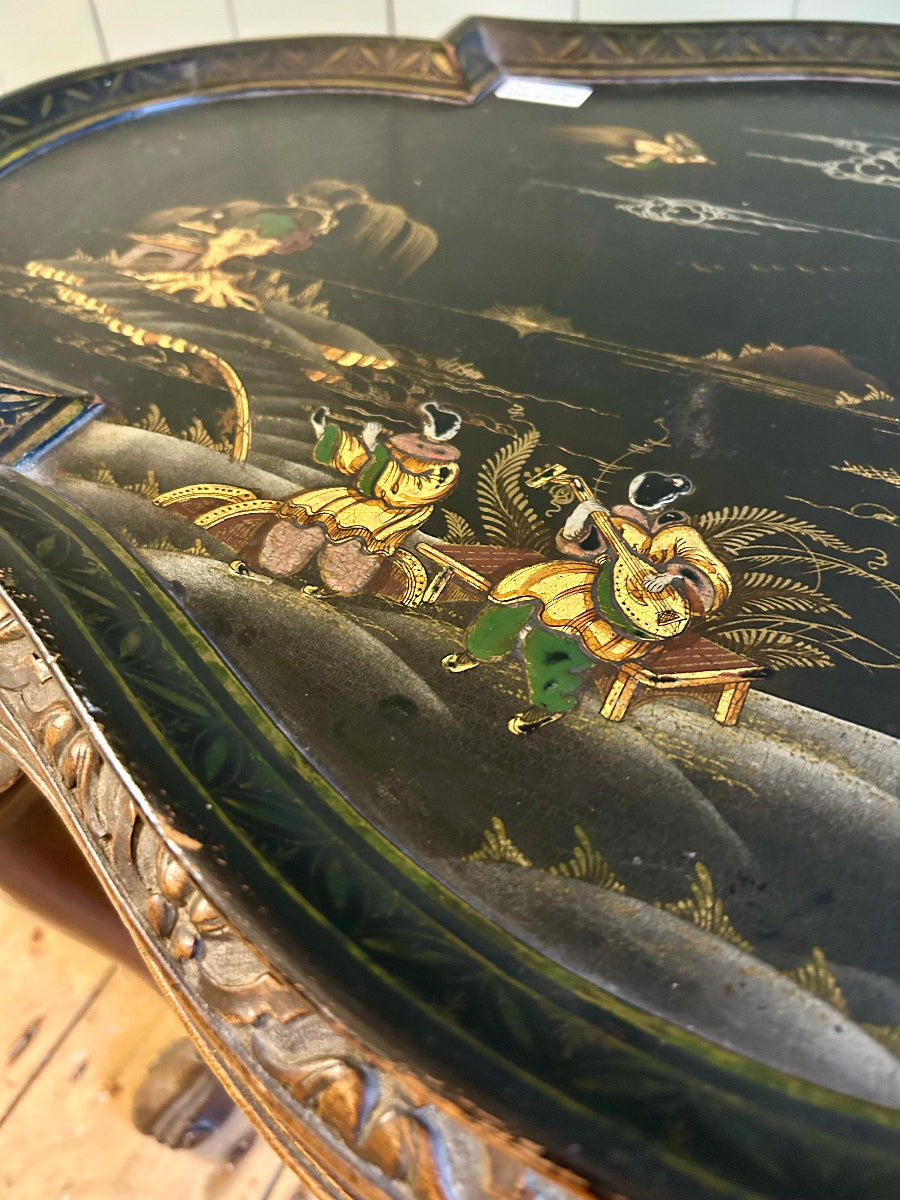 Chinoiserie Lacquered Coffee Table