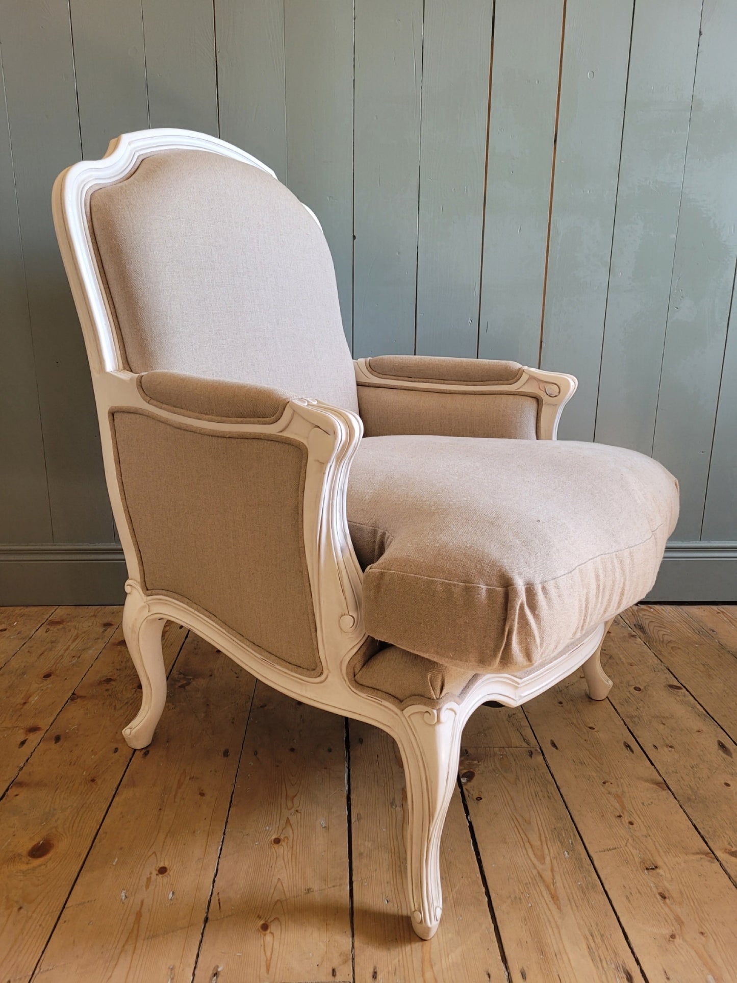 Contemporary Louis XV Style Armchair