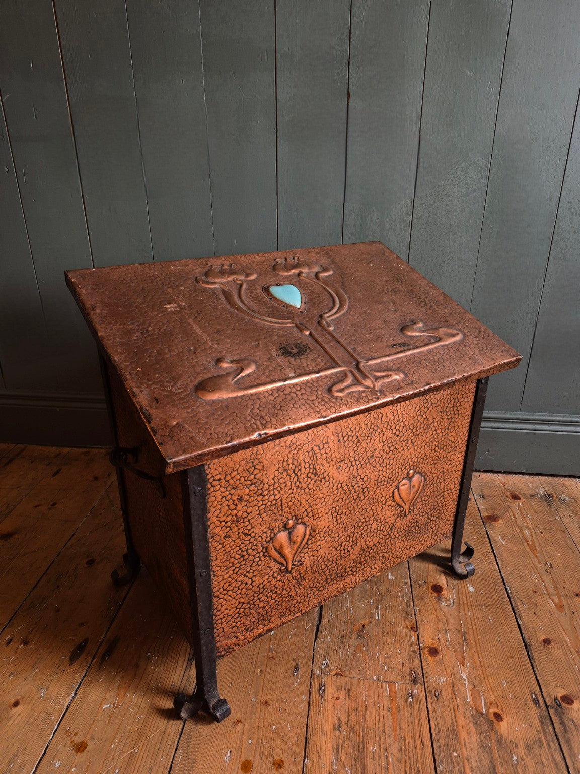 Cornish Arts and Crafts Fireside Box