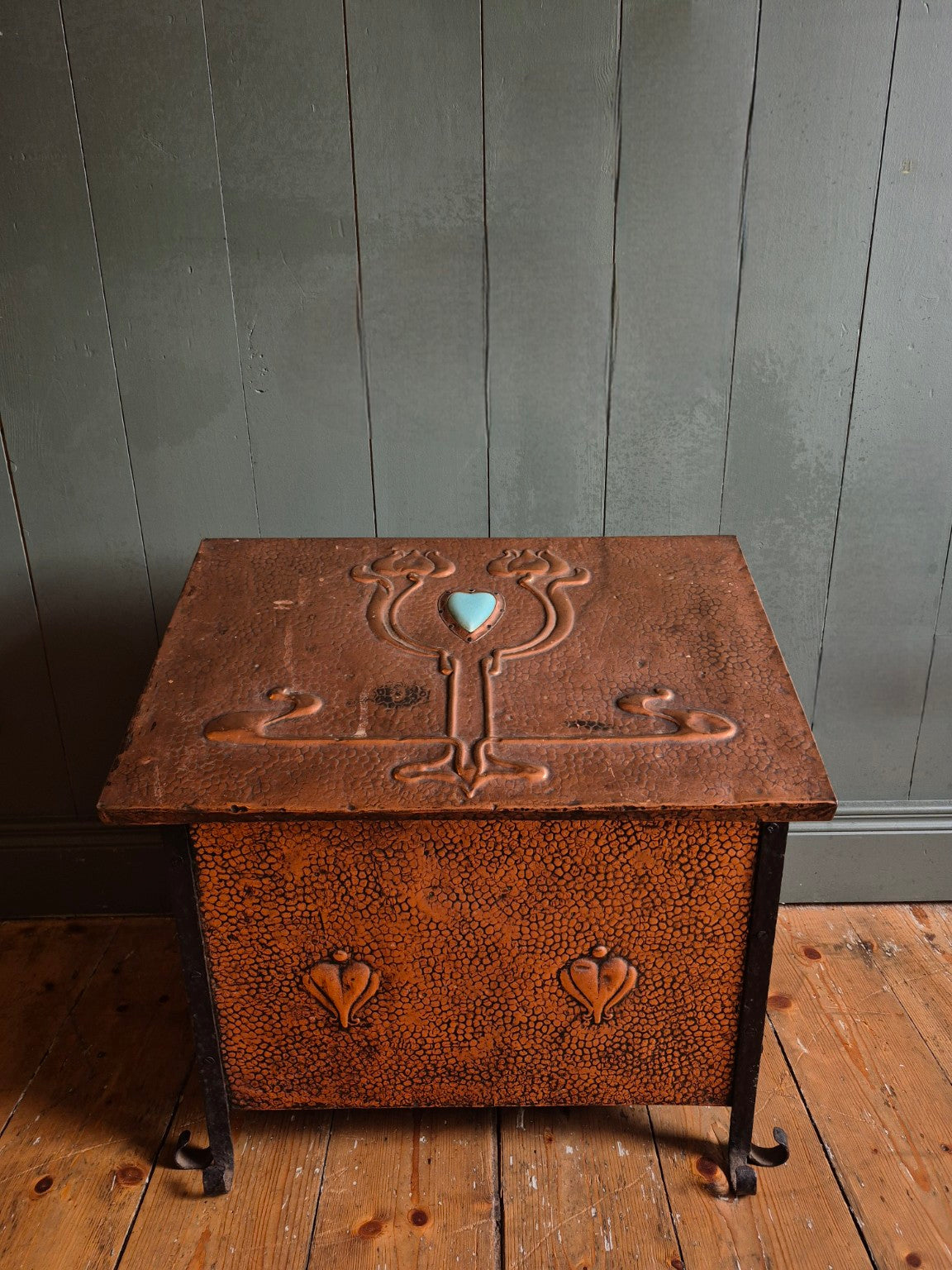 Cornish Arts and Crafts Fireside Box