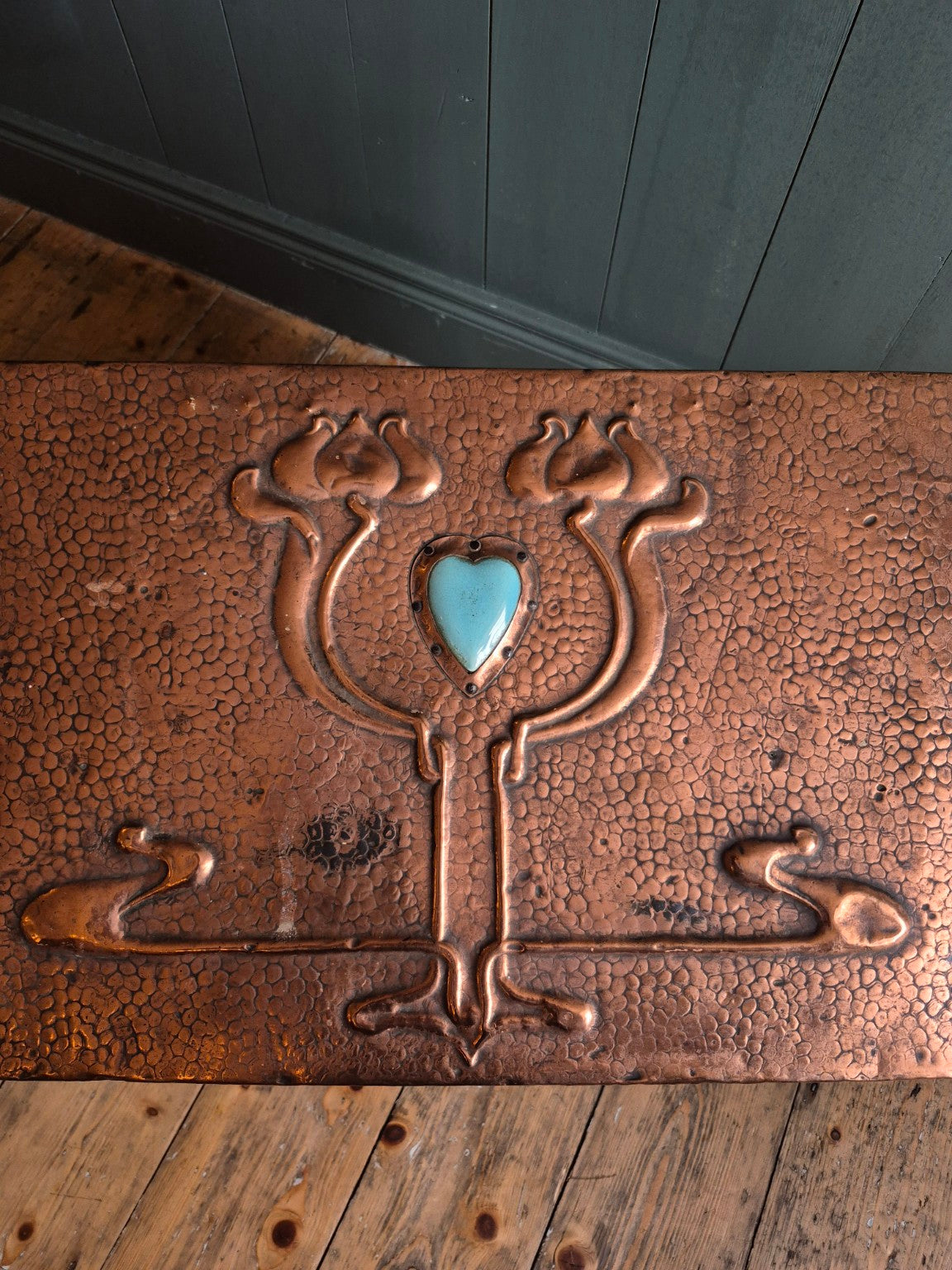 Cornish Arts and Crafts Fireside Box